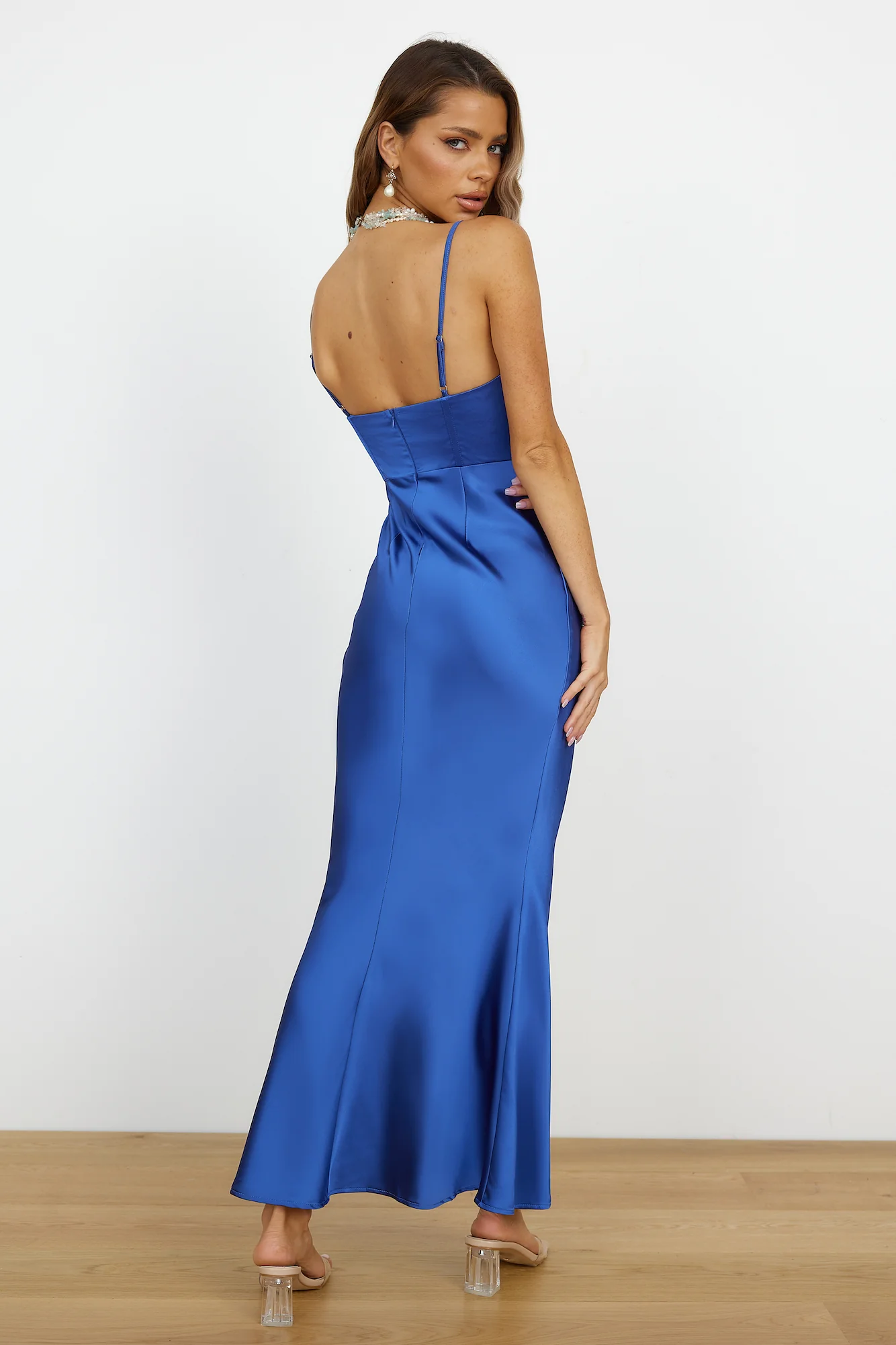 Lucky Moments Maxi Dress Blue