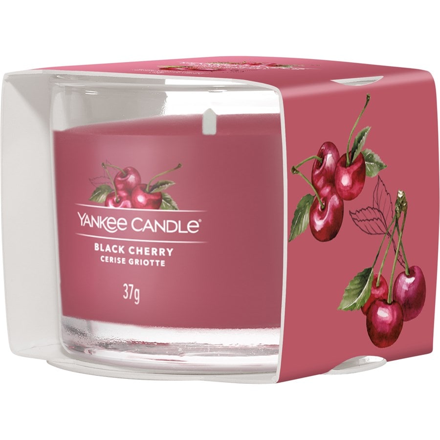 Yankee Candle Świeca wotywna w szkle Black Cherry