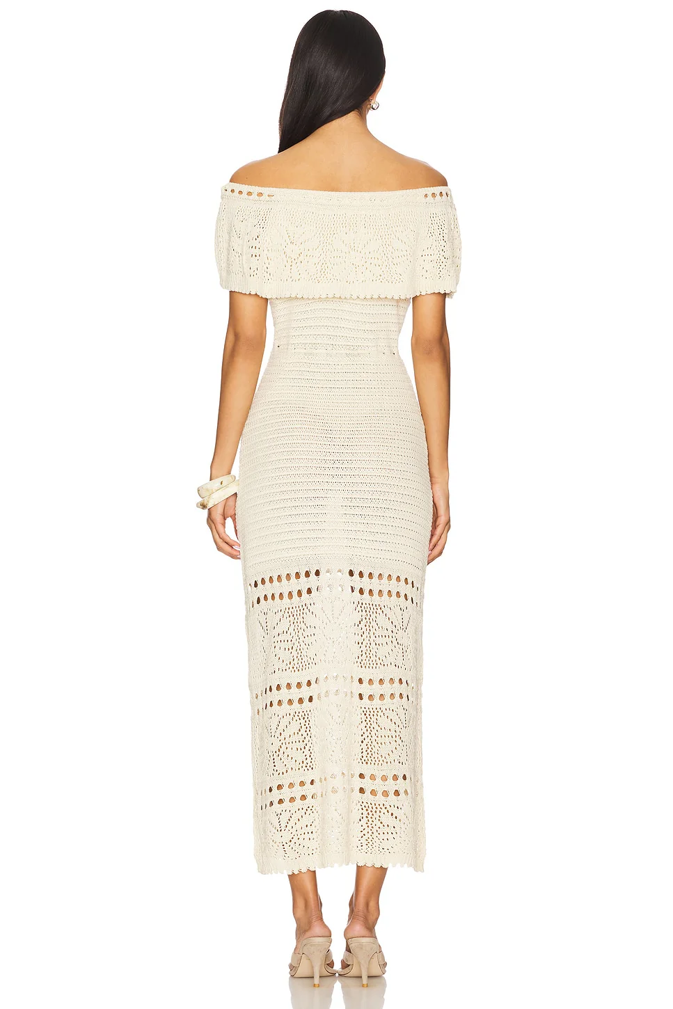 Wilda Crochet Sweater Dress