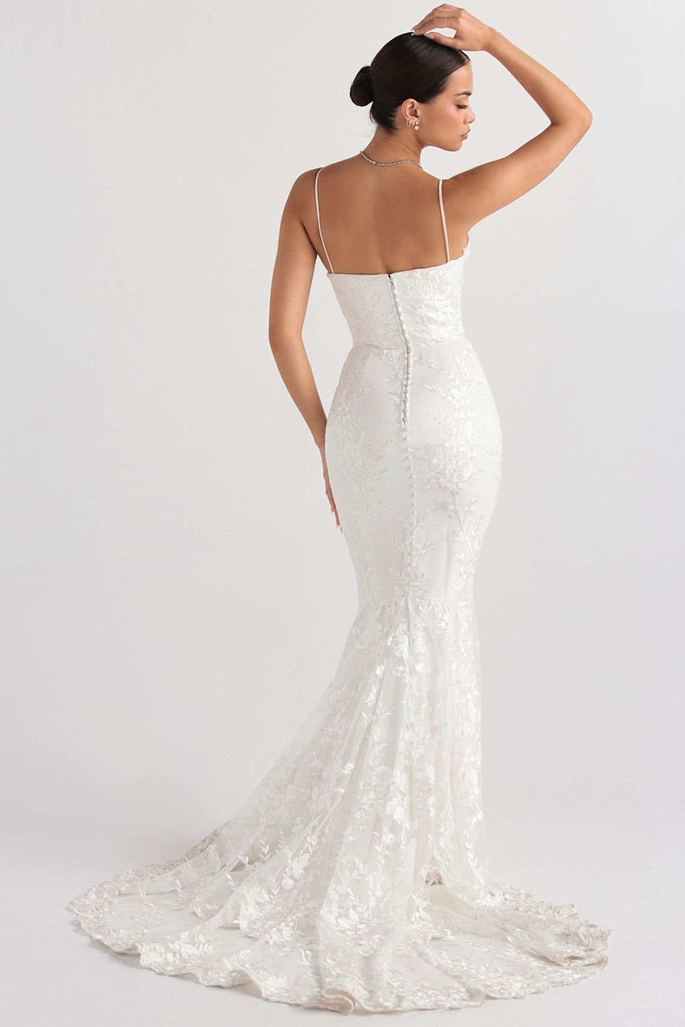 White Lace Bridal Gown