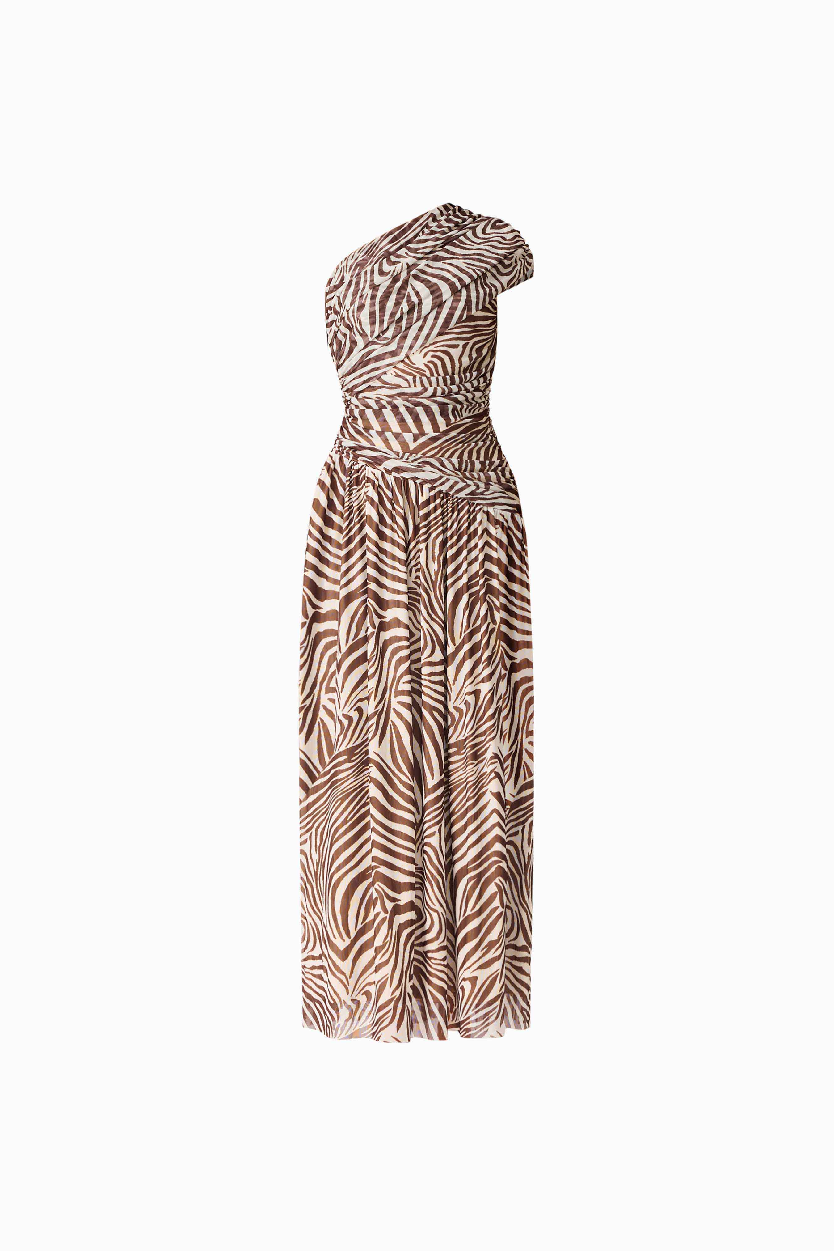 CURAAE Arabelle Maxi Dress in Zebra Print