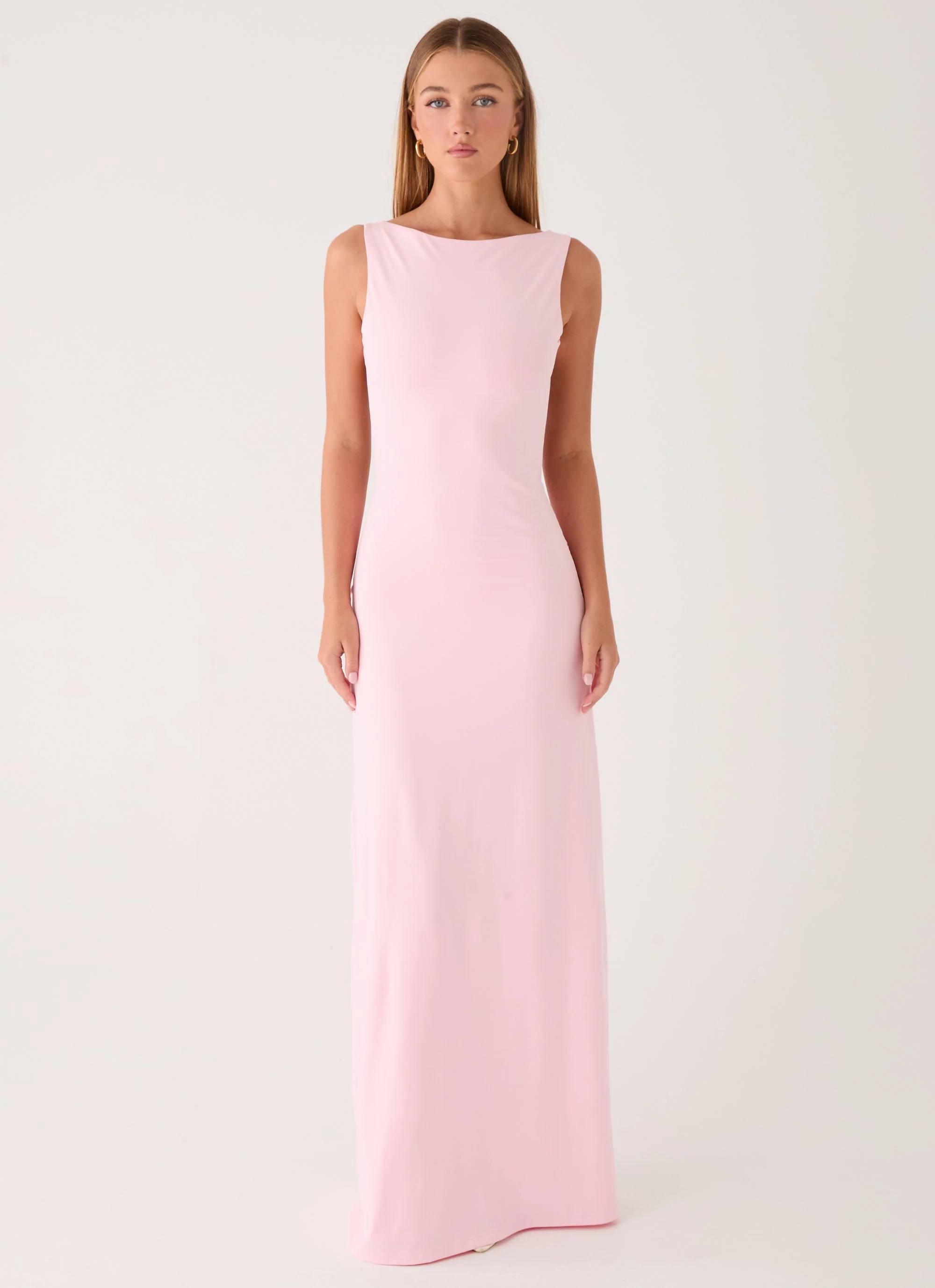 Tamsyn Maxi Dress - Pink - luluinthesky