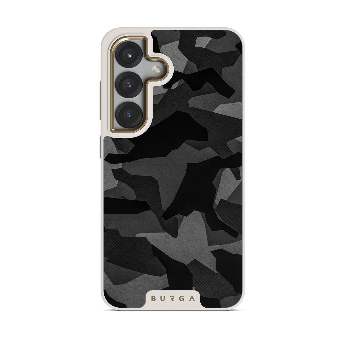Night Black Camouflage - Samsung Galaxy S25 Plus ケース