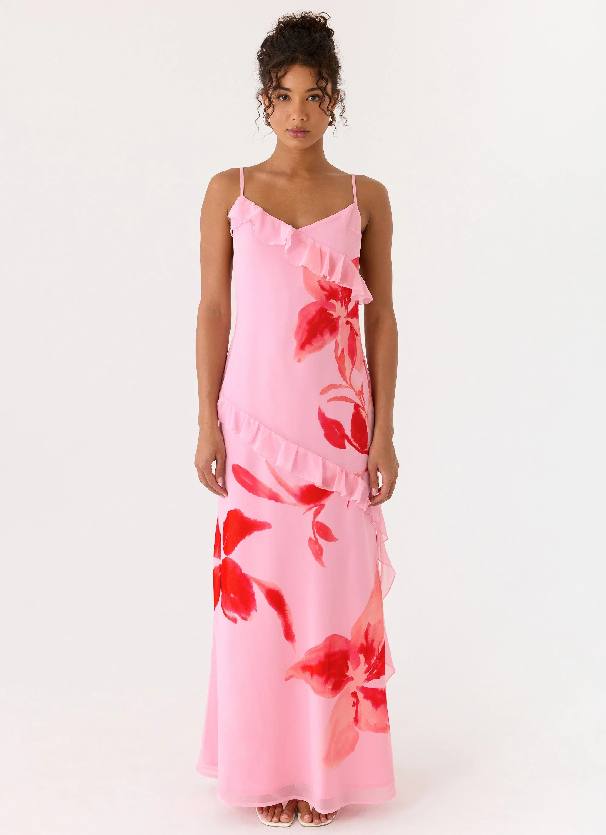 Ayesha Maxi Dress - Pink Petal