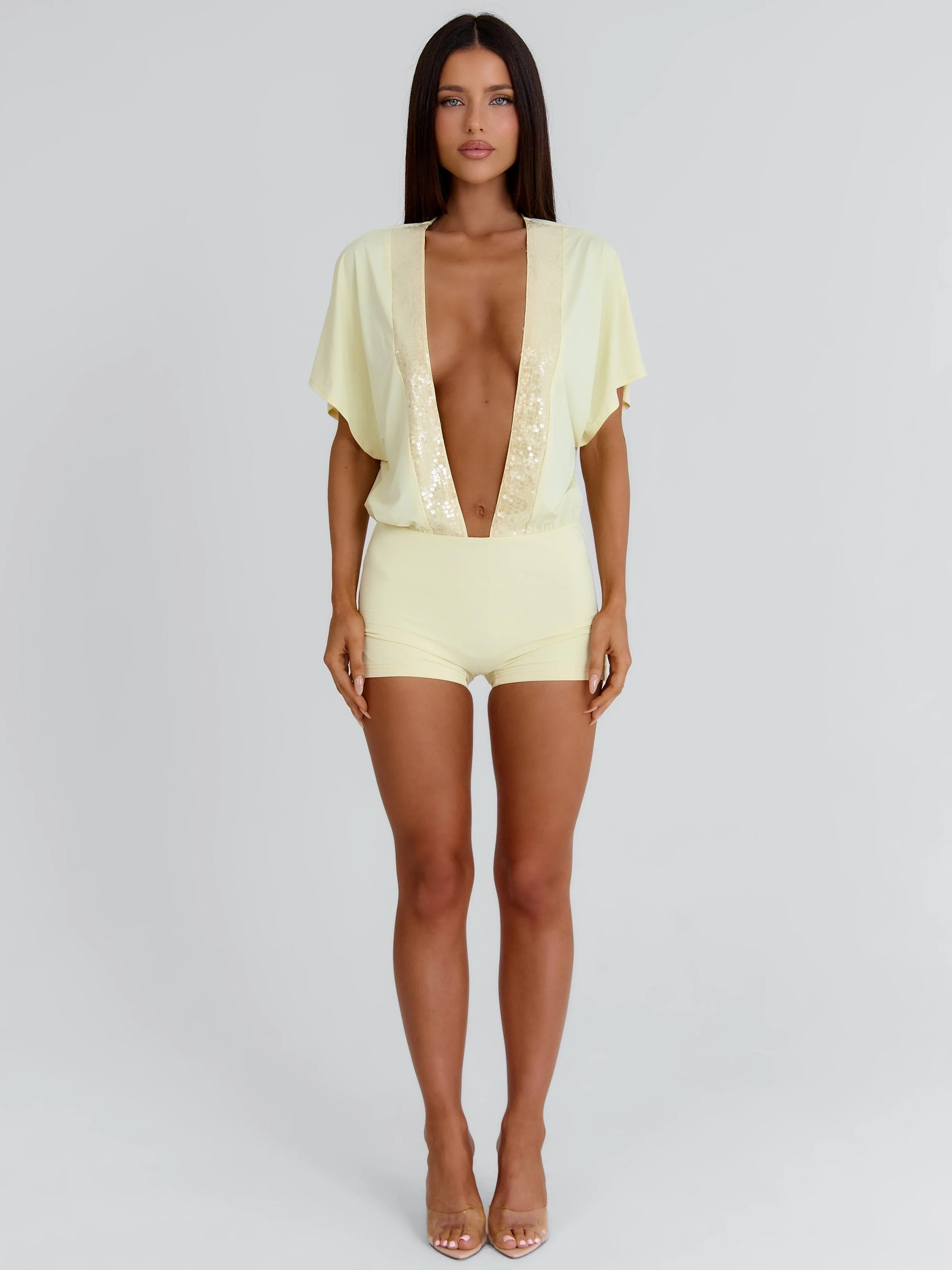 Brook Playsuit Baby Yellow