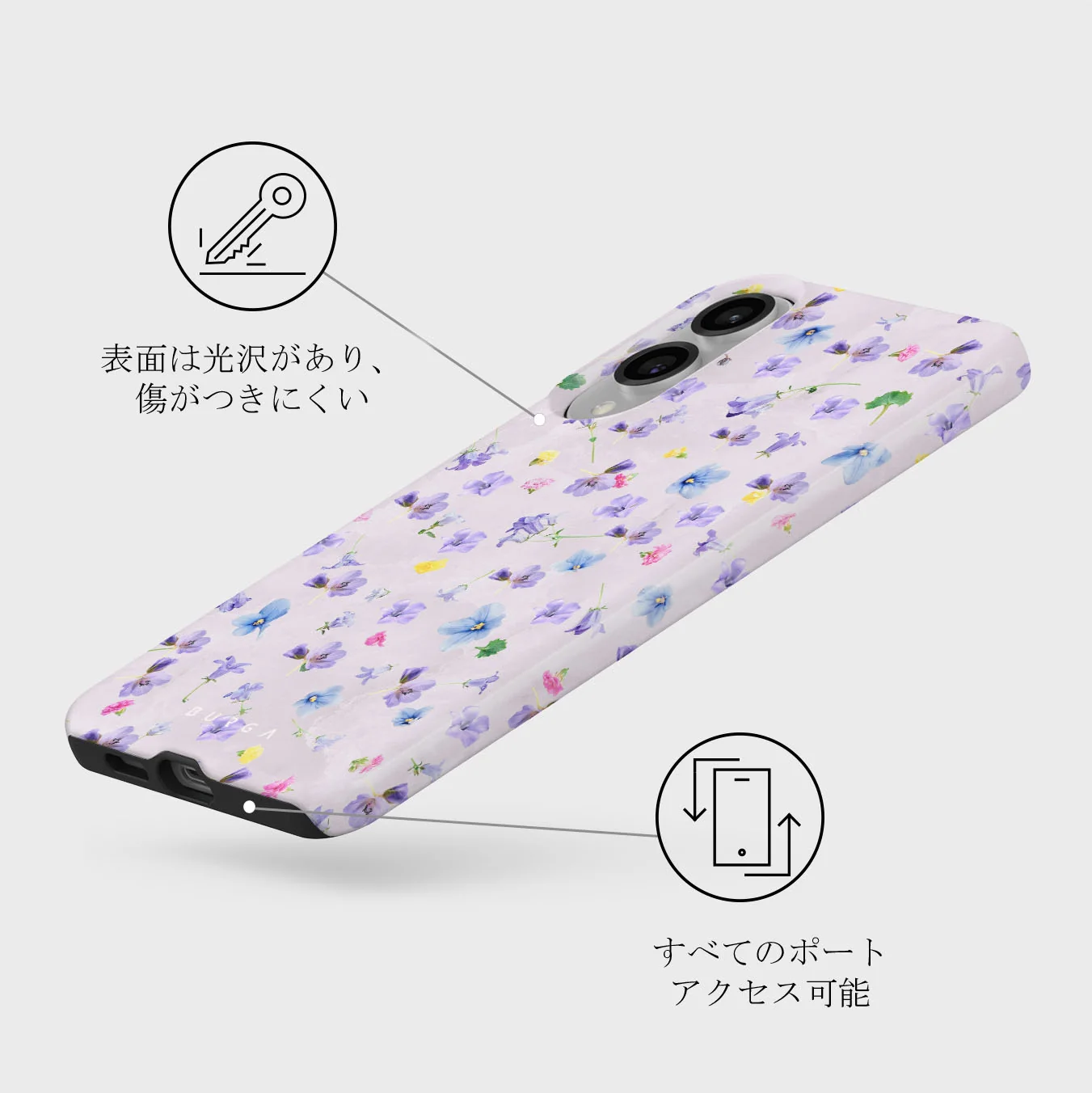 Wildflower - Samsung Galaxy S25 Edge ケース