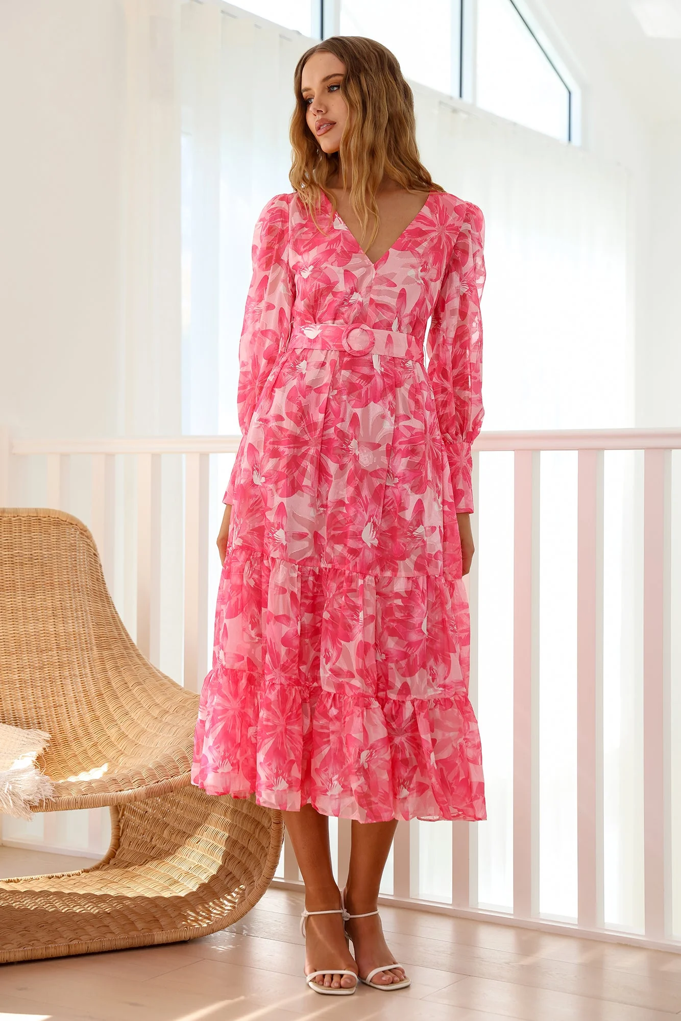 Into Heaven Maxi Dress Pink