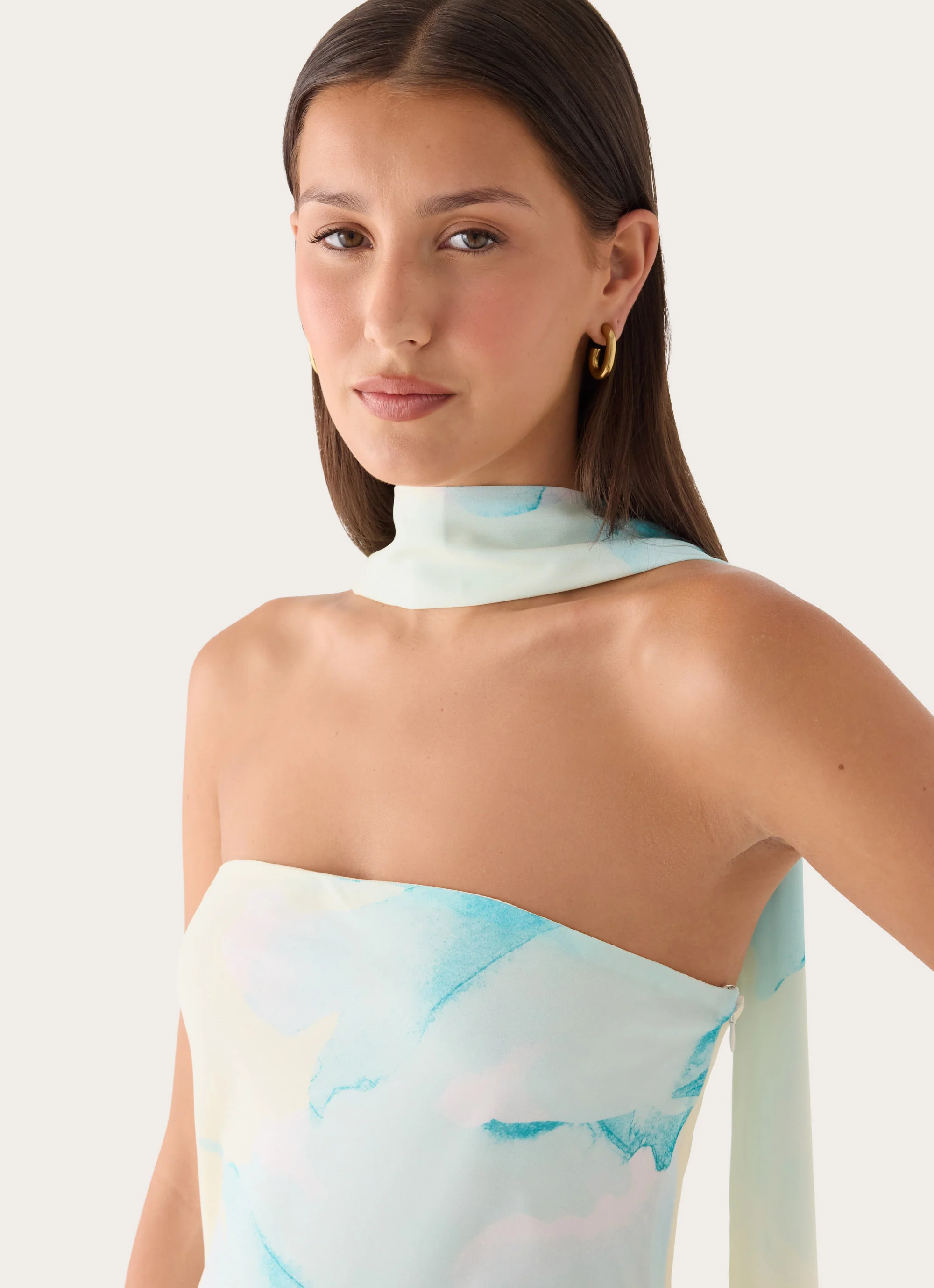 Under The Pagoda Maxi Dress - New Romance Print - FASHION NOB