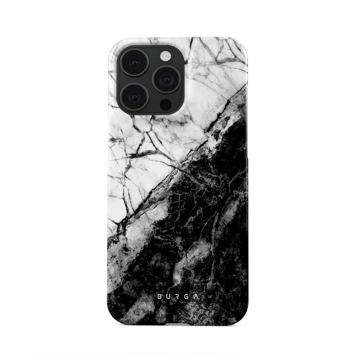 Fatal Contradiction - Black & White Marble iPhone 15 Pro Max ケース