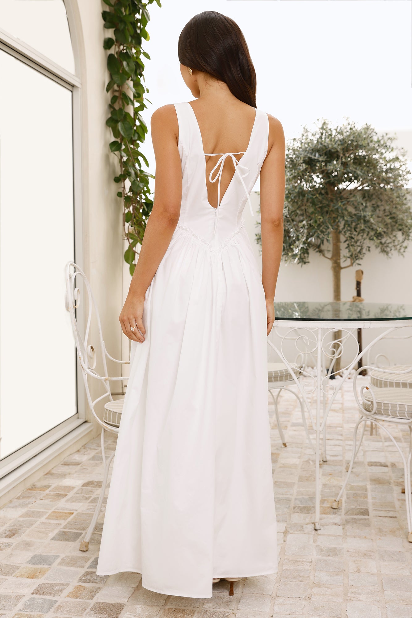 Love In The Maldives Maxi Dress White - luluinthesky