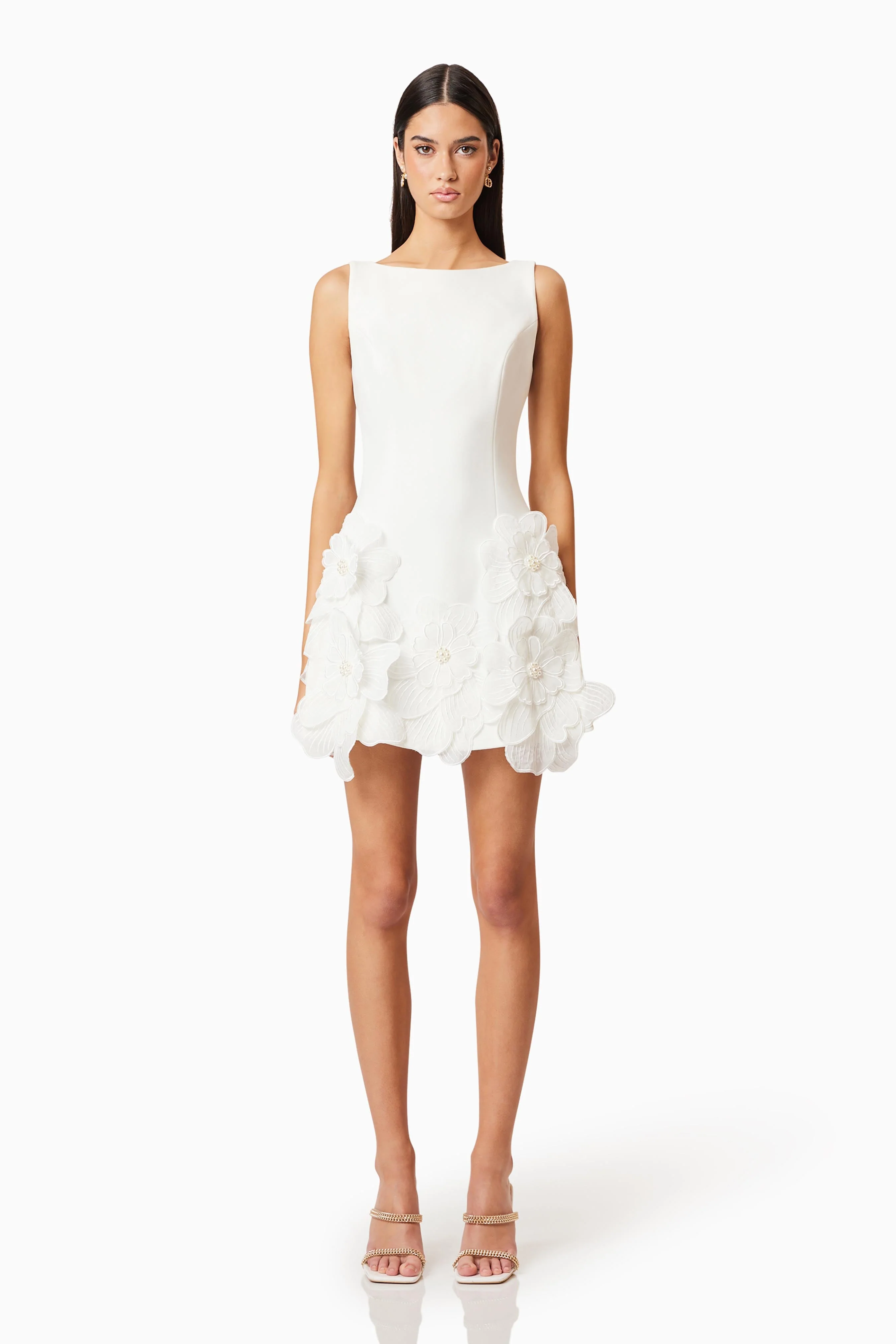 Janelle Mini Dress In White