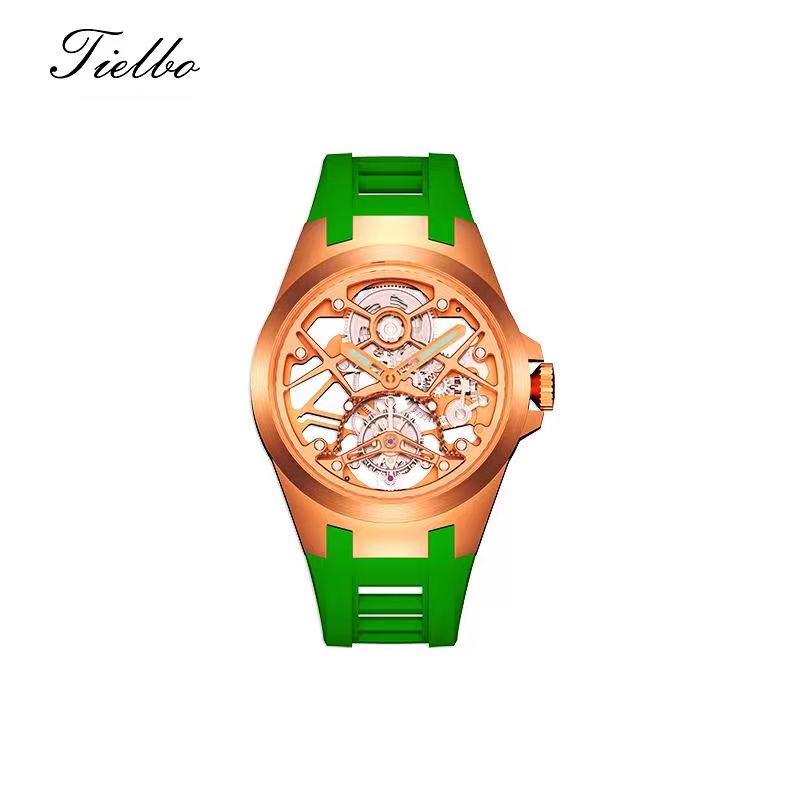 Tianzhou Skeleton Tourbillon Watch – Manual, Sapphire, 44mm T306M