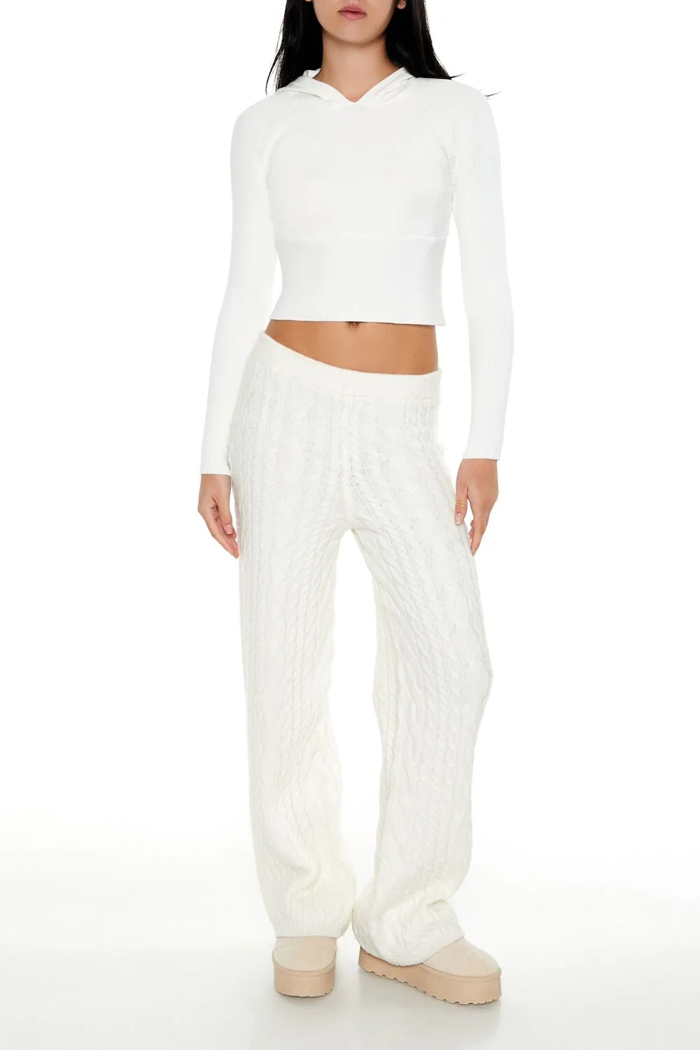 Hooded Raglan Sweater