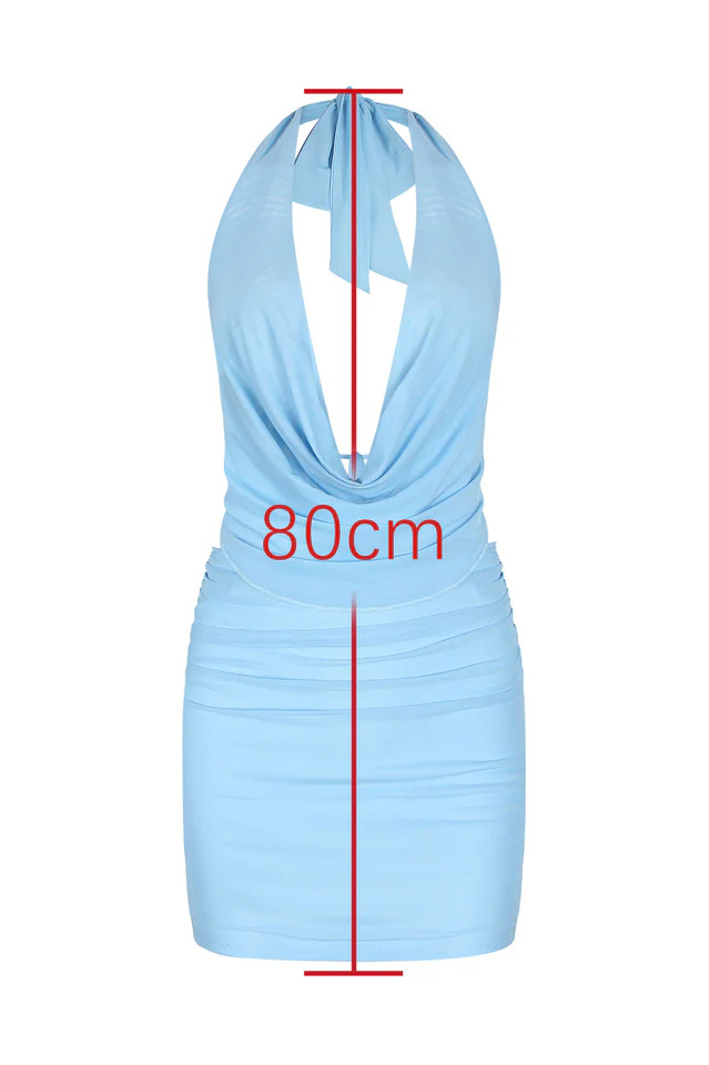 Willis Cowl Neck Party Mini Dress