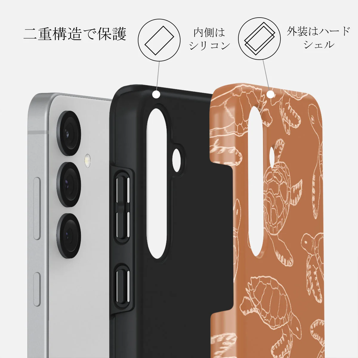 Earth Shell - Samsung Galaxy S25 ケース