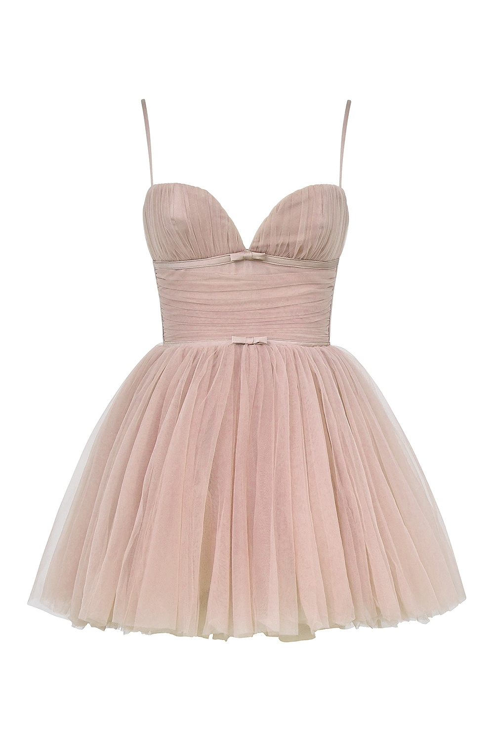 French Rose Tulle Mini Dress