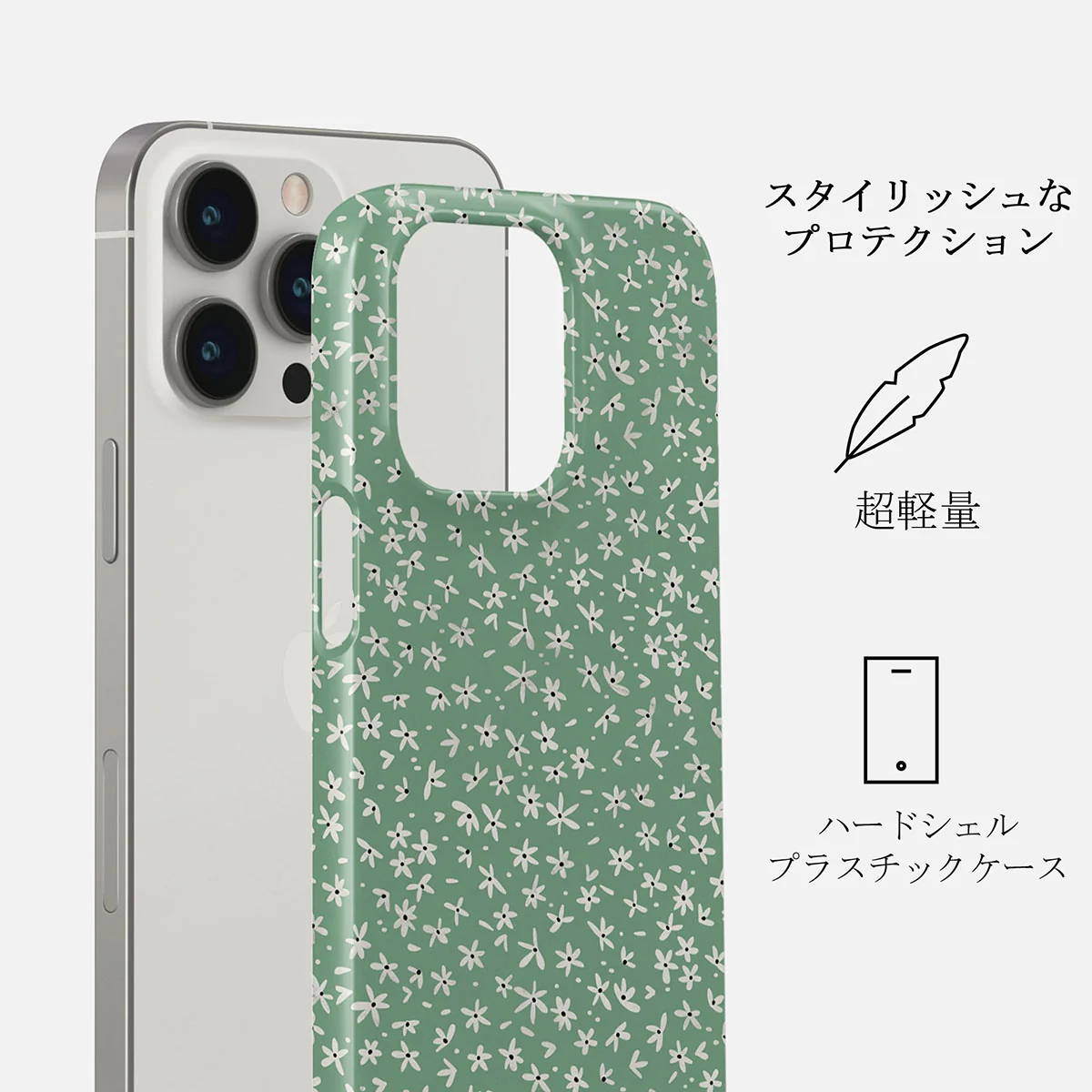 Lush Meadows - Floral iPhone 13 Pro ケース