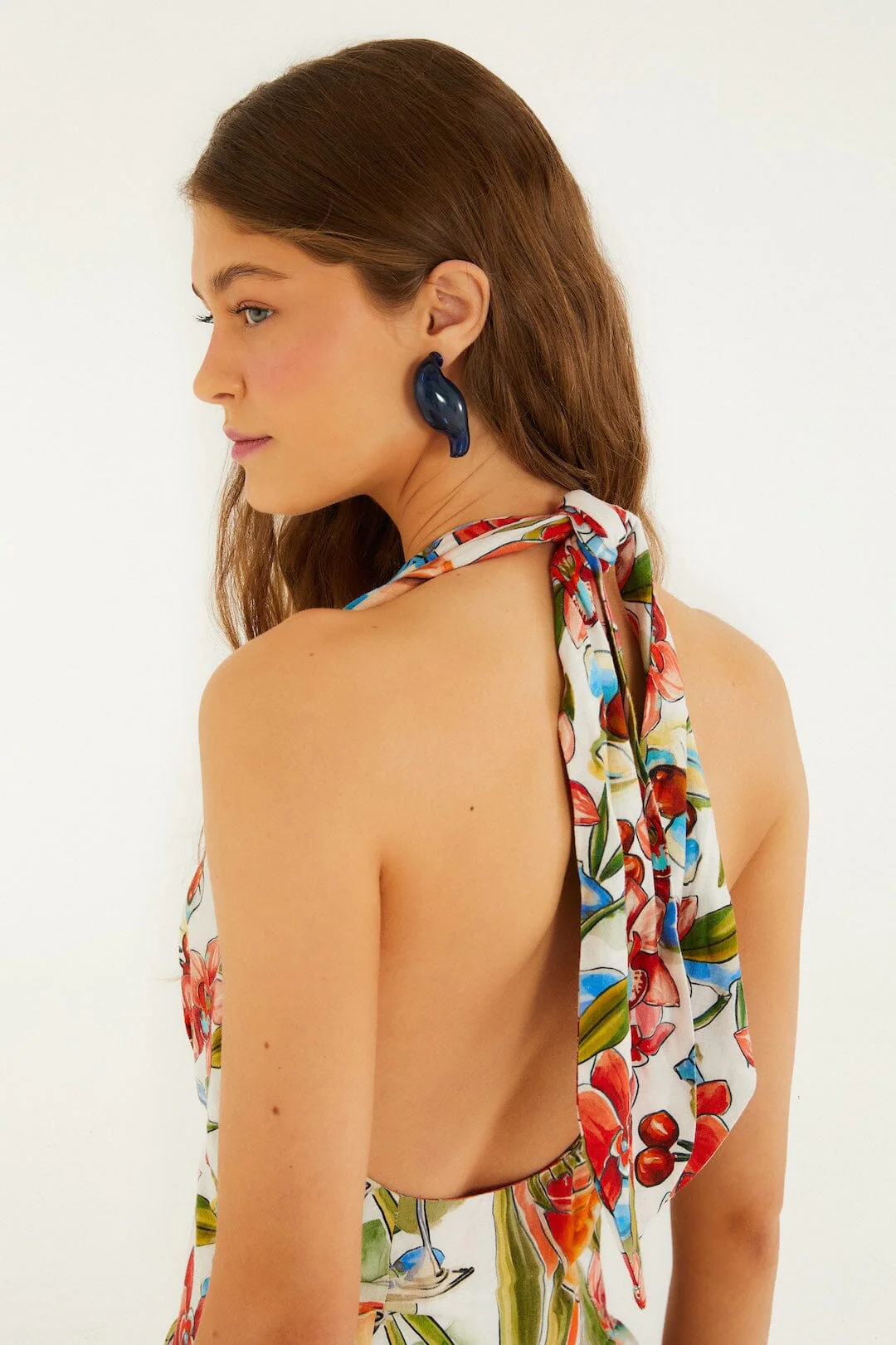 Off-White Cocktail Maxi Dress