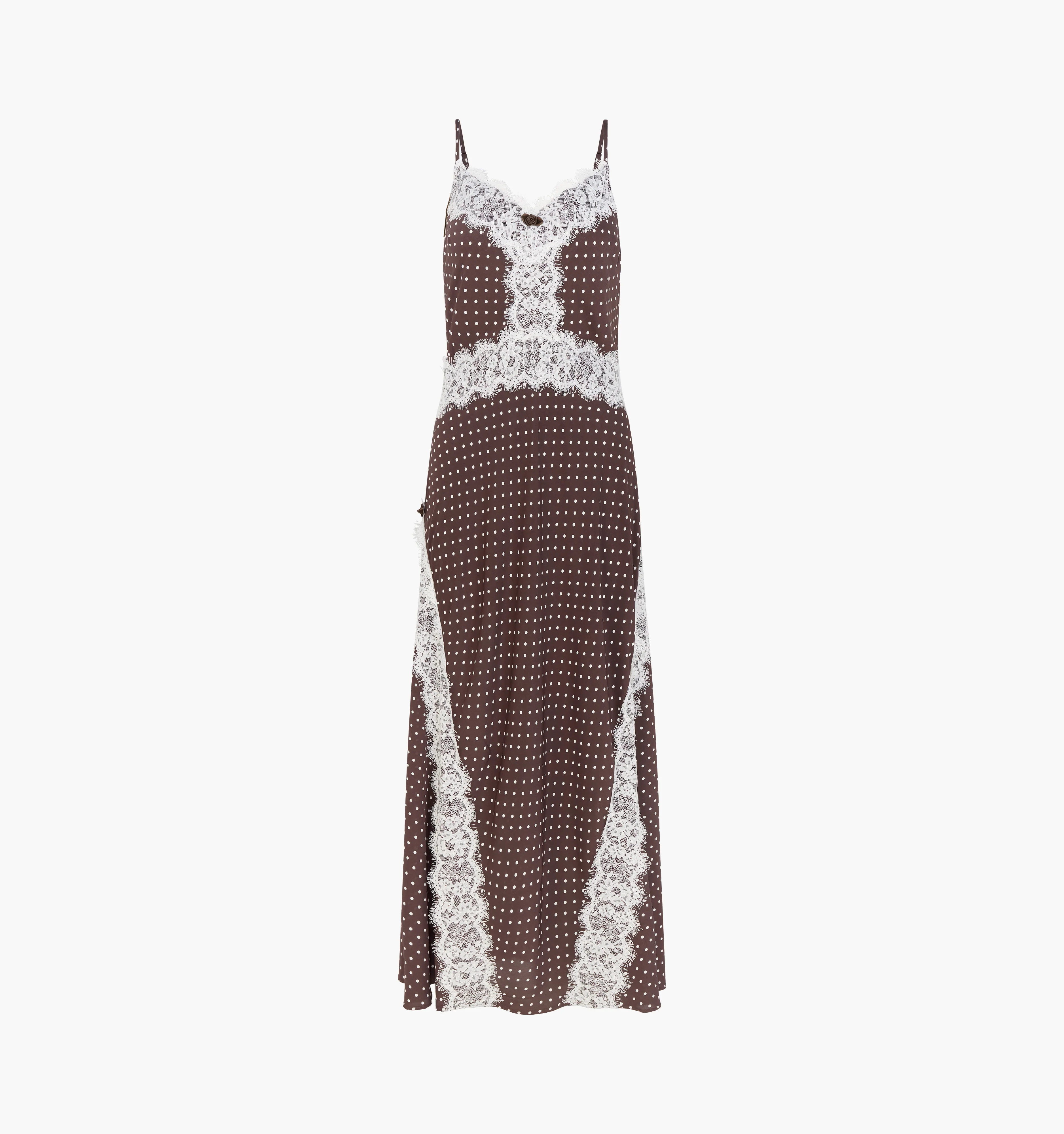The Francesca Dress - Duke Dot Chocolate