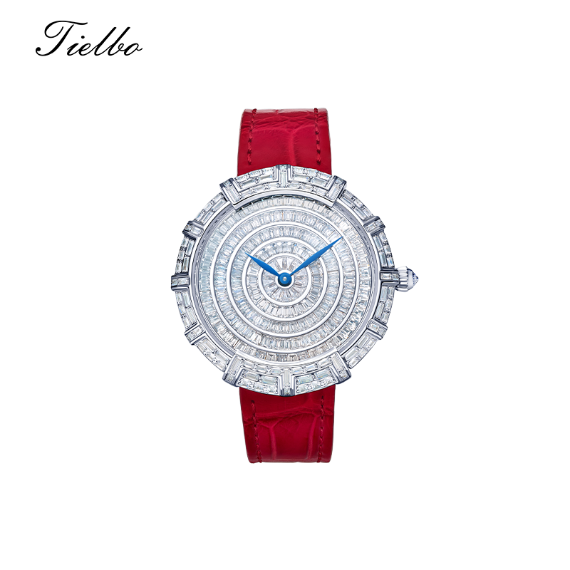Round Waltz Watch – Quartz, 37mm, Full Crystal T818L