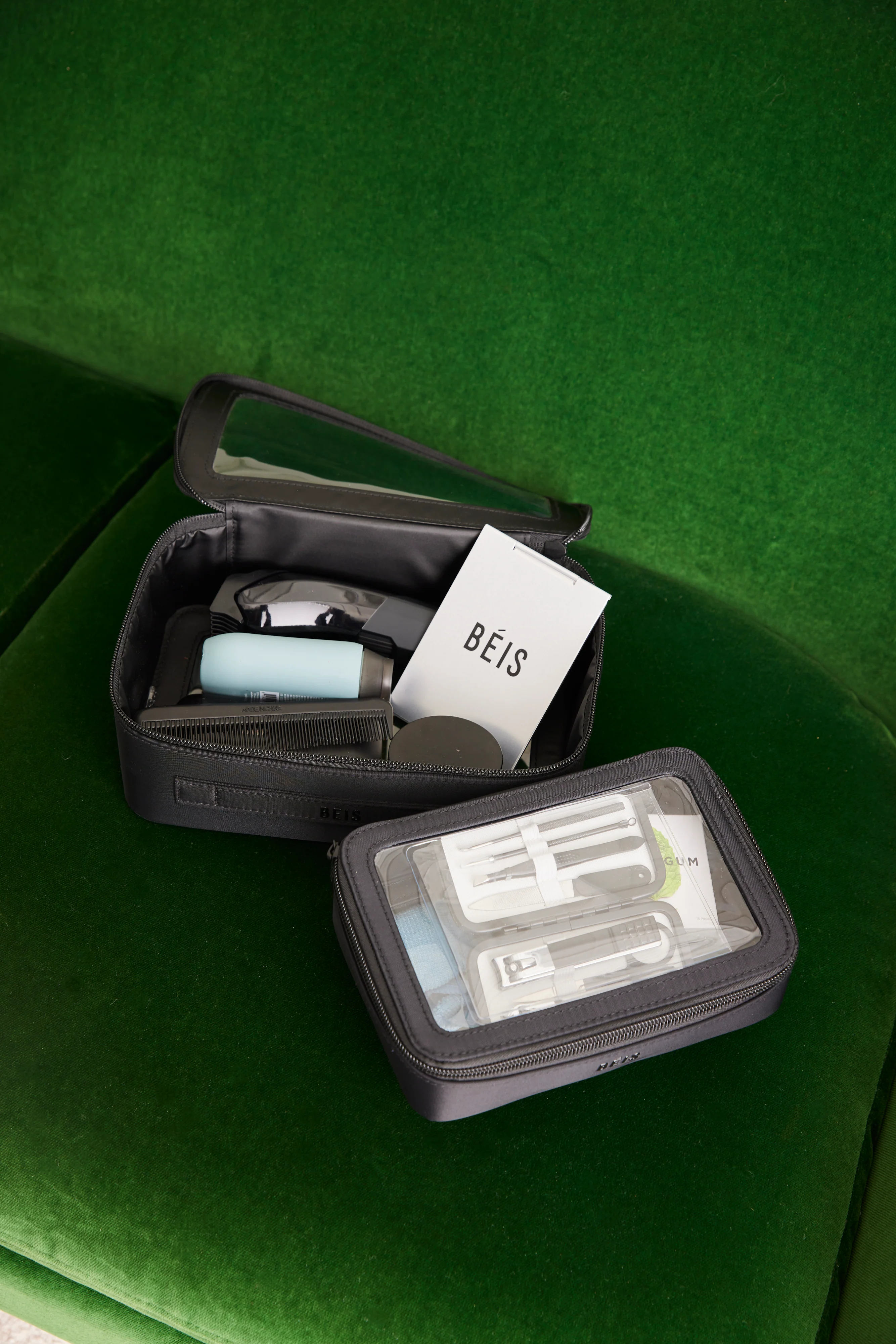 BEIS 'The In Flight Cosmetic Set in Black