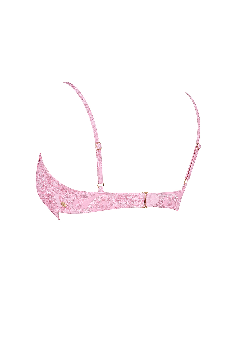 Pink Paisley Underwired Bikini Top