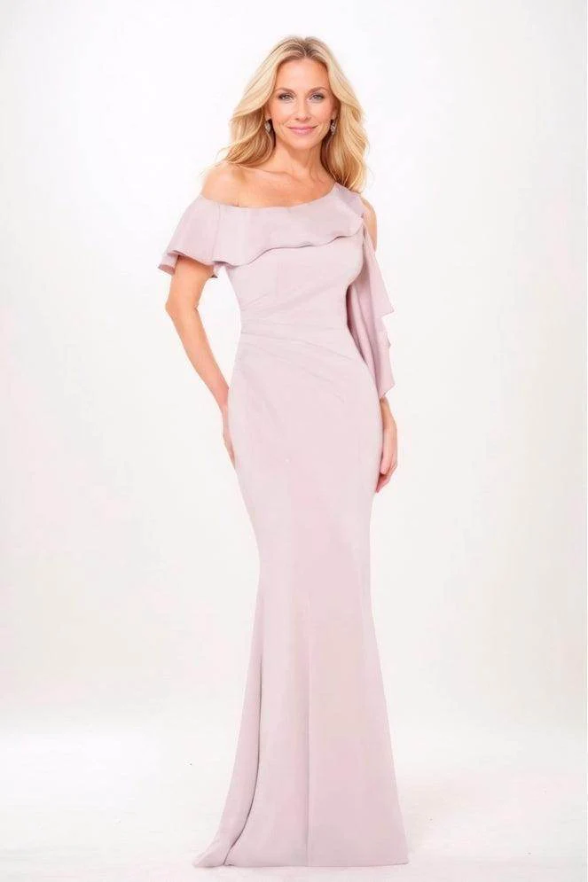 Mermaid Maxi Elastic Silk like Satin Mother Of The Bride Dress CM0315