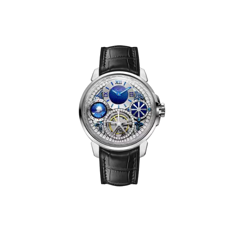 Tianji Tourbillon Watch – Luxury Mechanical, Sapphire, 44mm T715M