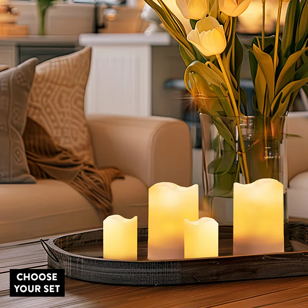 LED Candles, Set of 2 | Pick Your Size