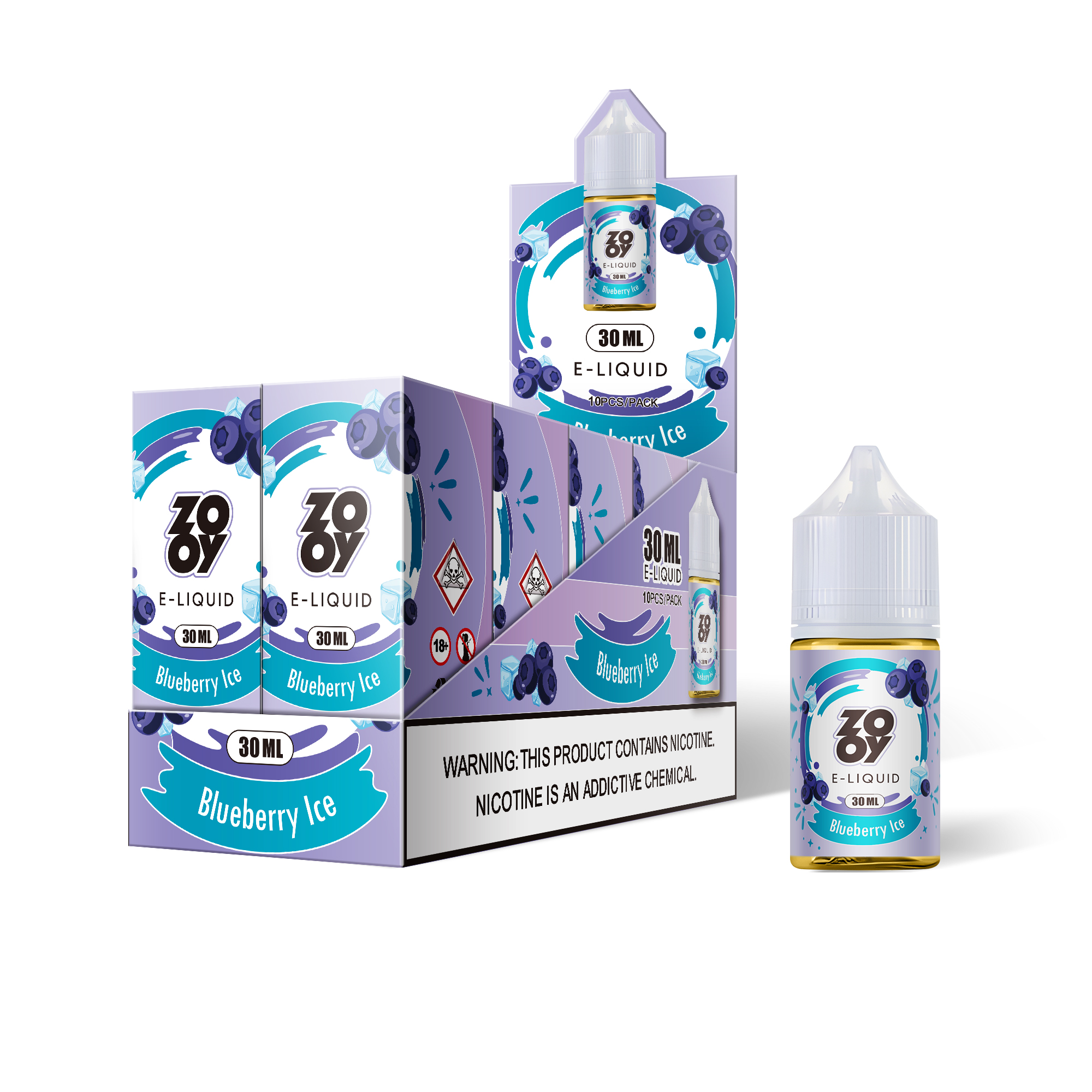 ZOOY 30ML E-Liquid/1 BOX(10 PCS)
