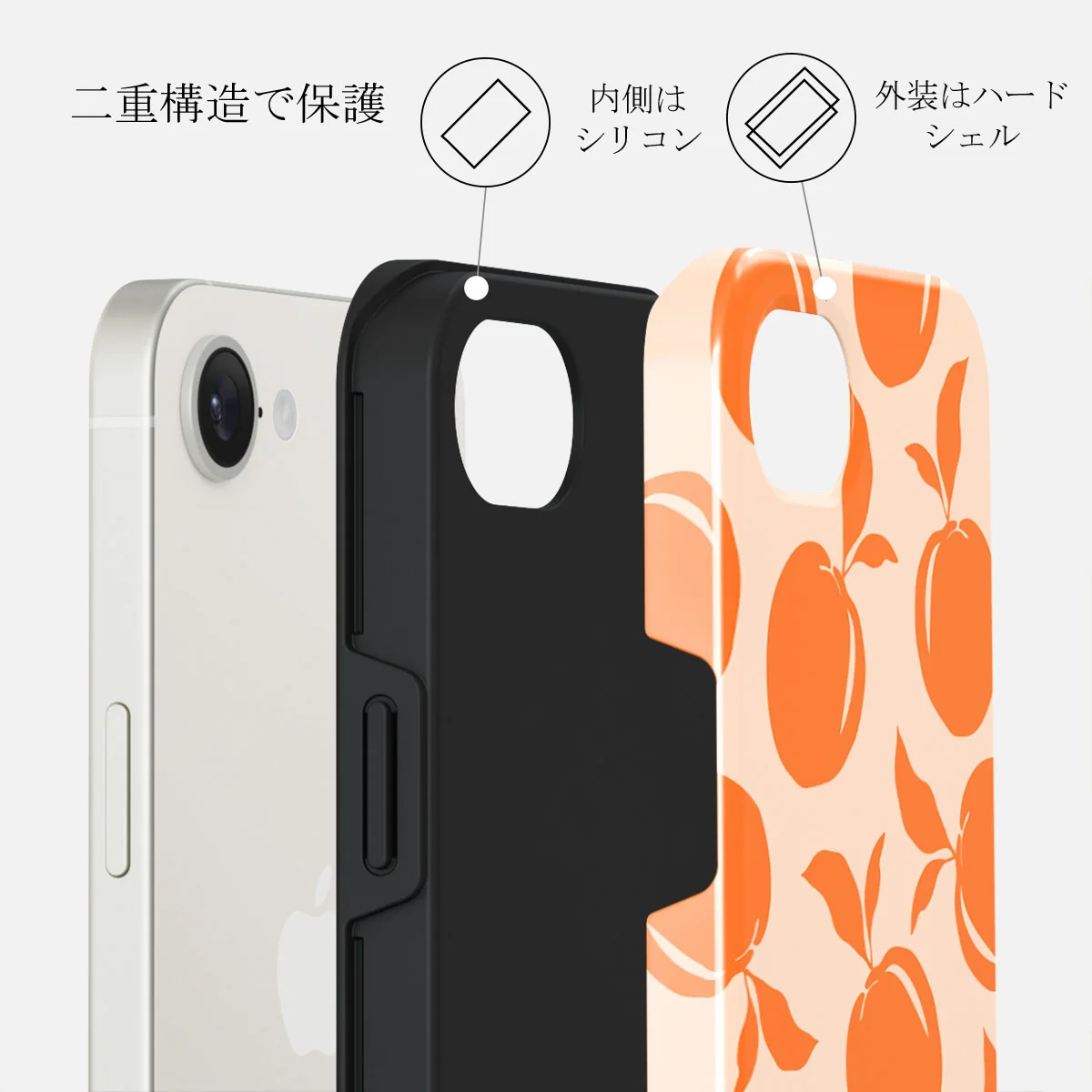 Peach Fuzz - iPhone 16e ケース