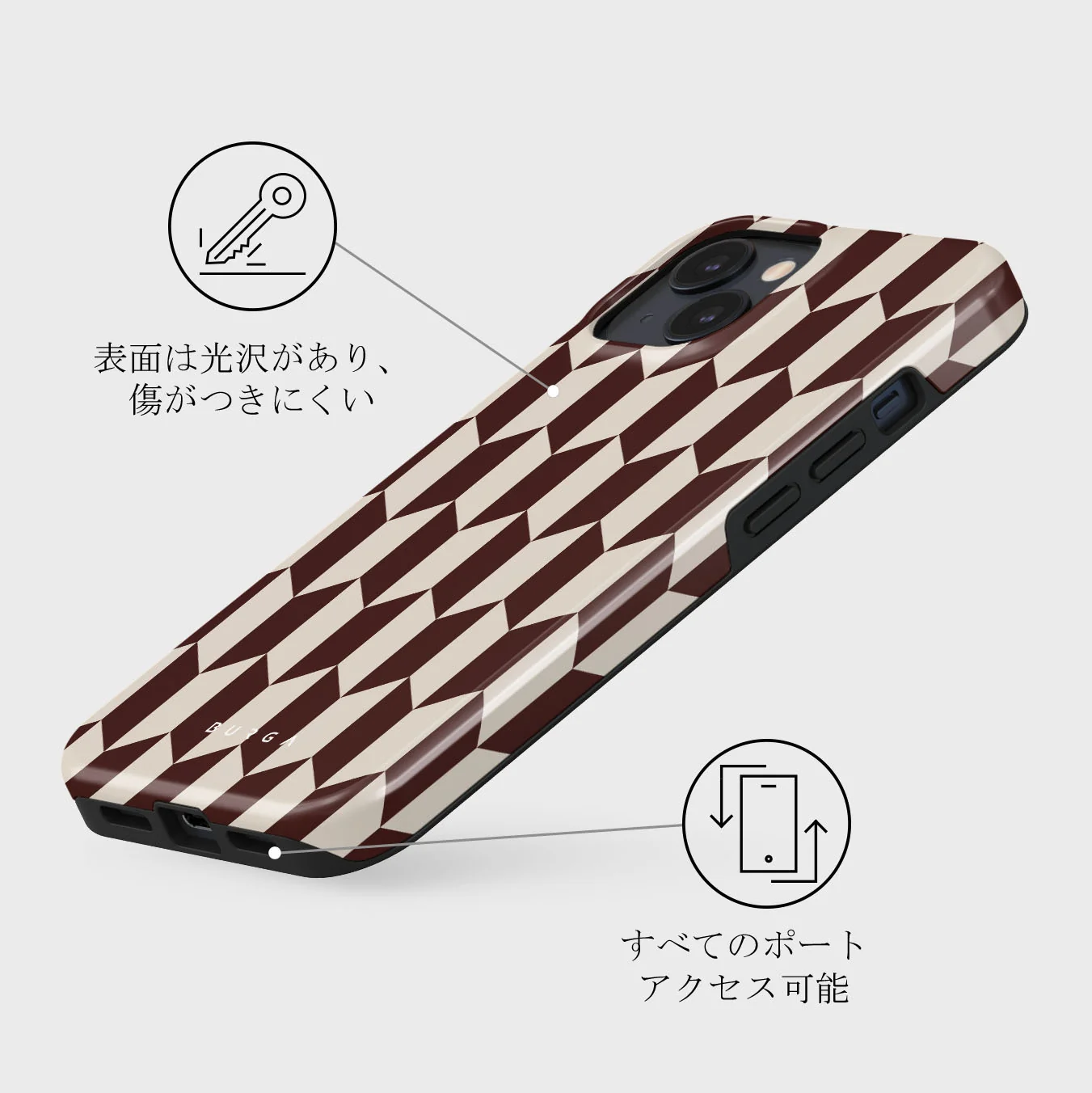 Etiquette - iPhone 13 Mini ケース
