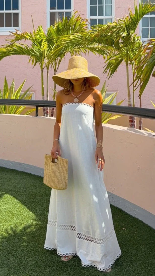Sandra Maxi Dress - White