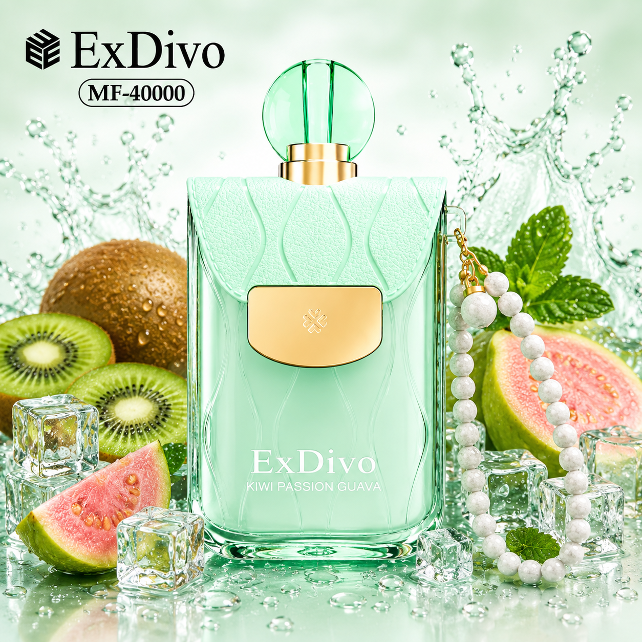 KIWI PASSION GUAVA - ExDivo FLORA 40K Disposable Vape