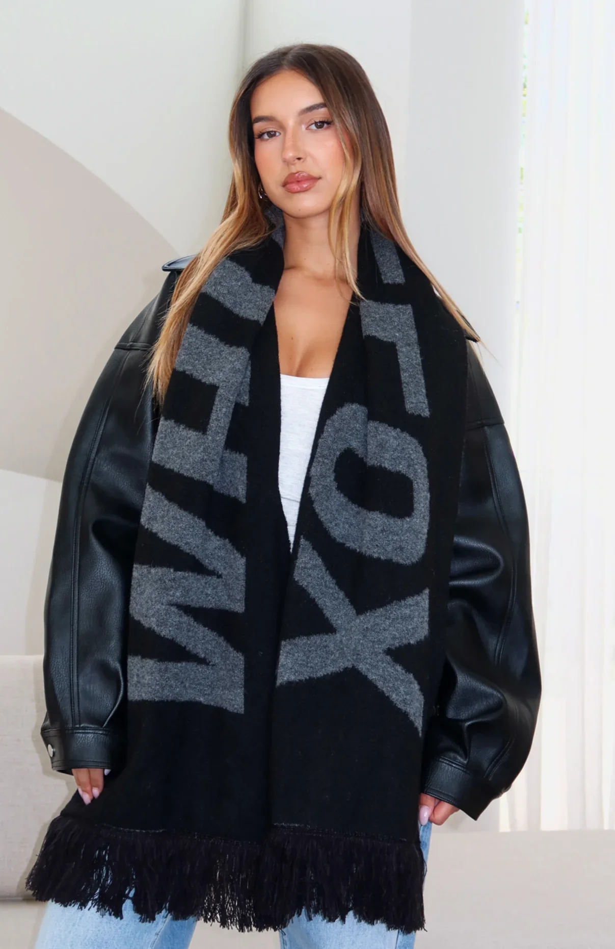 Falsetto Scarf Black