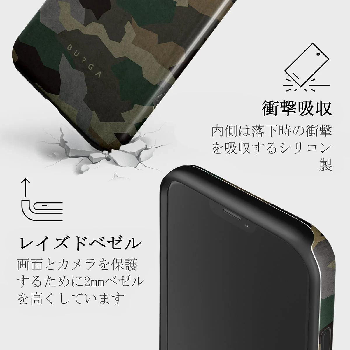 Tropical Green Camo - iPhone 12 Mini ケース