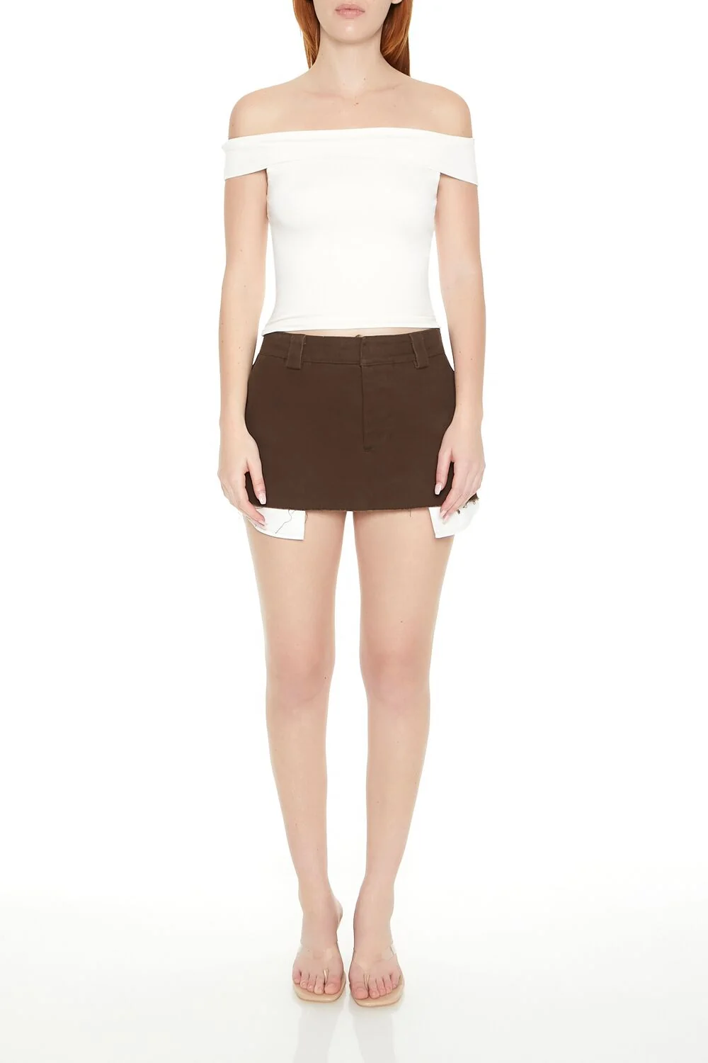 Off-the-Shoulder Fitted Top