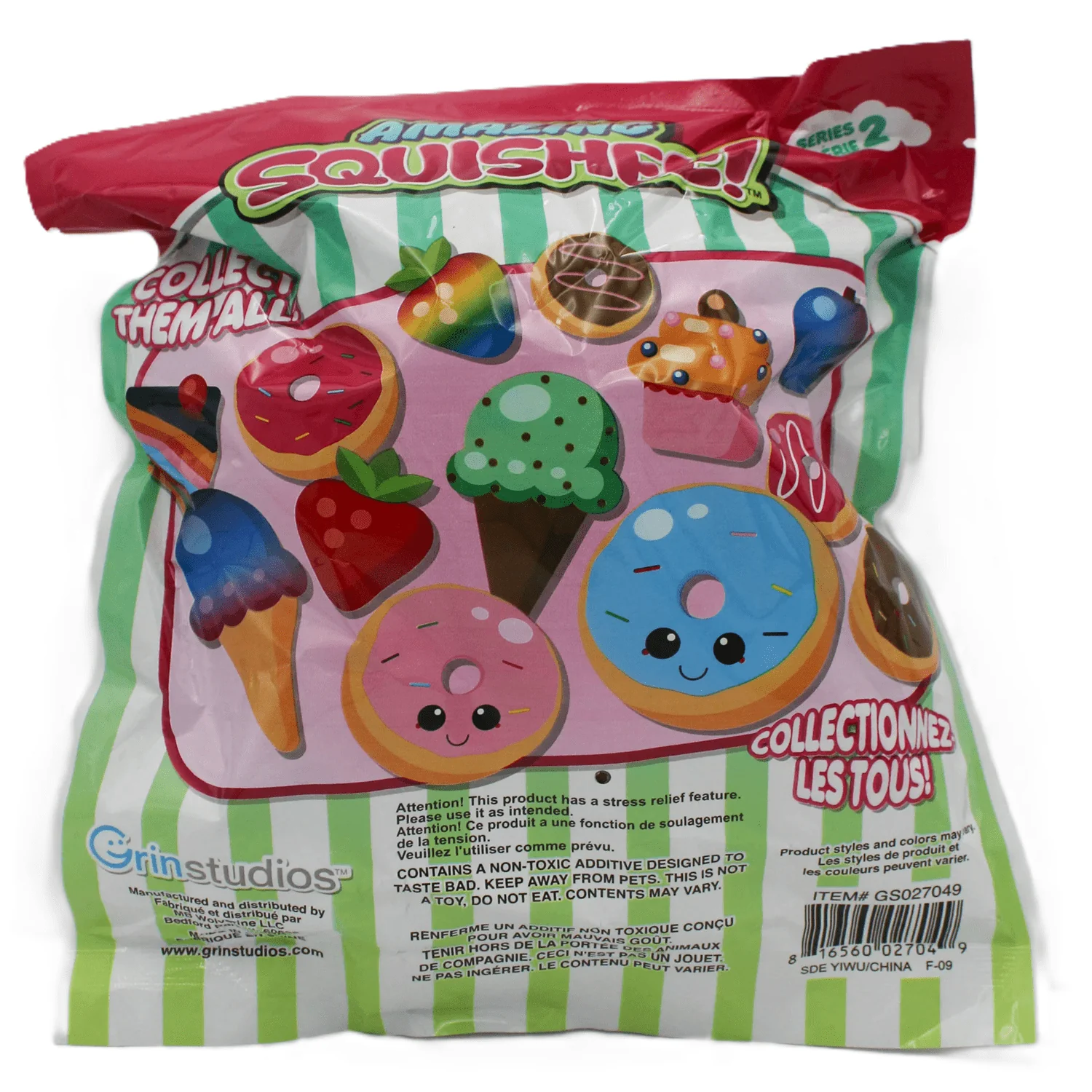 Amazing Squishee Series 2 Mint Chip Cone - Collectible Squishy Stress Toy (1pc)
