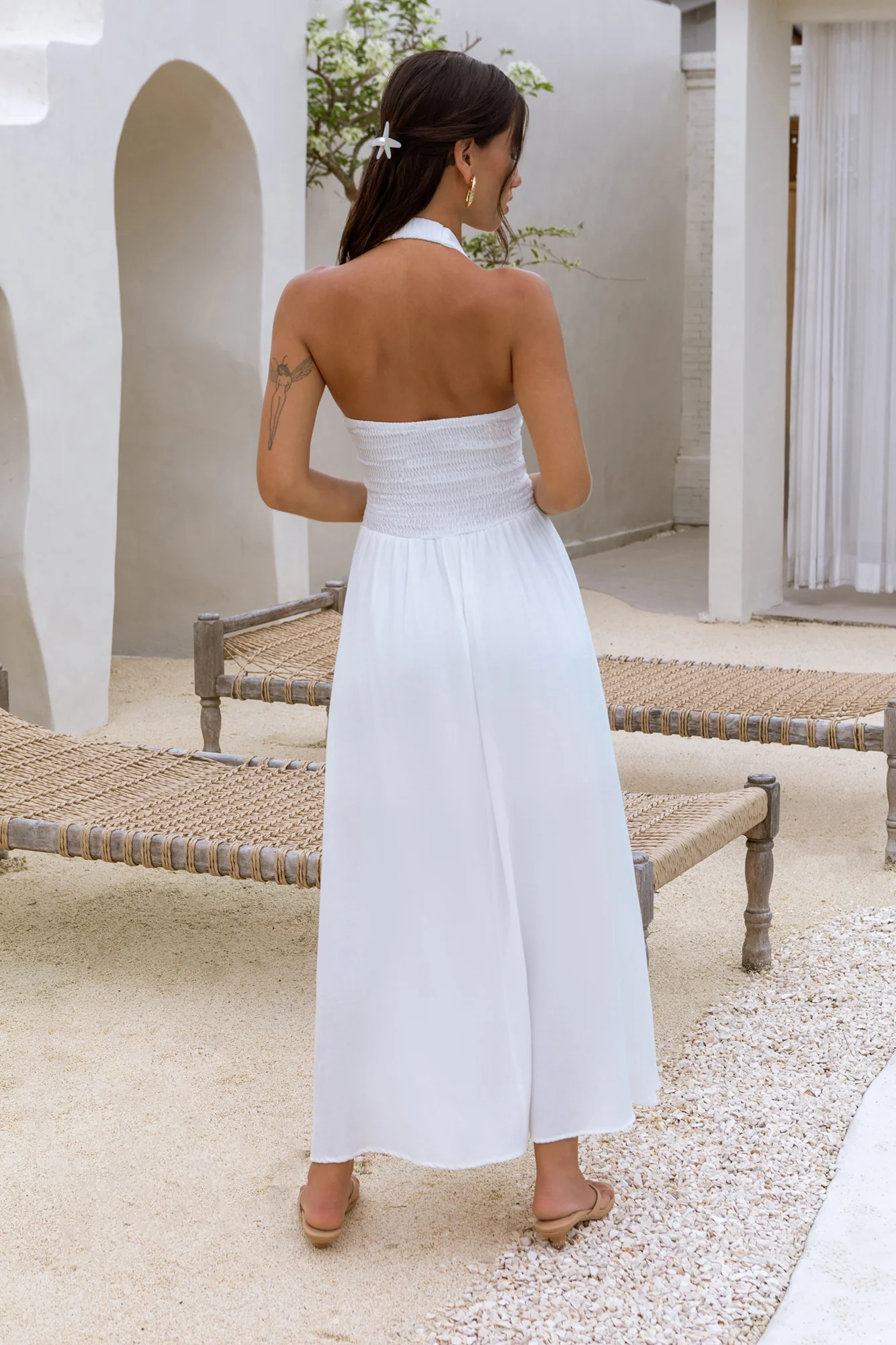 Heart Of Ours Maxi Dress White - luluinthesky