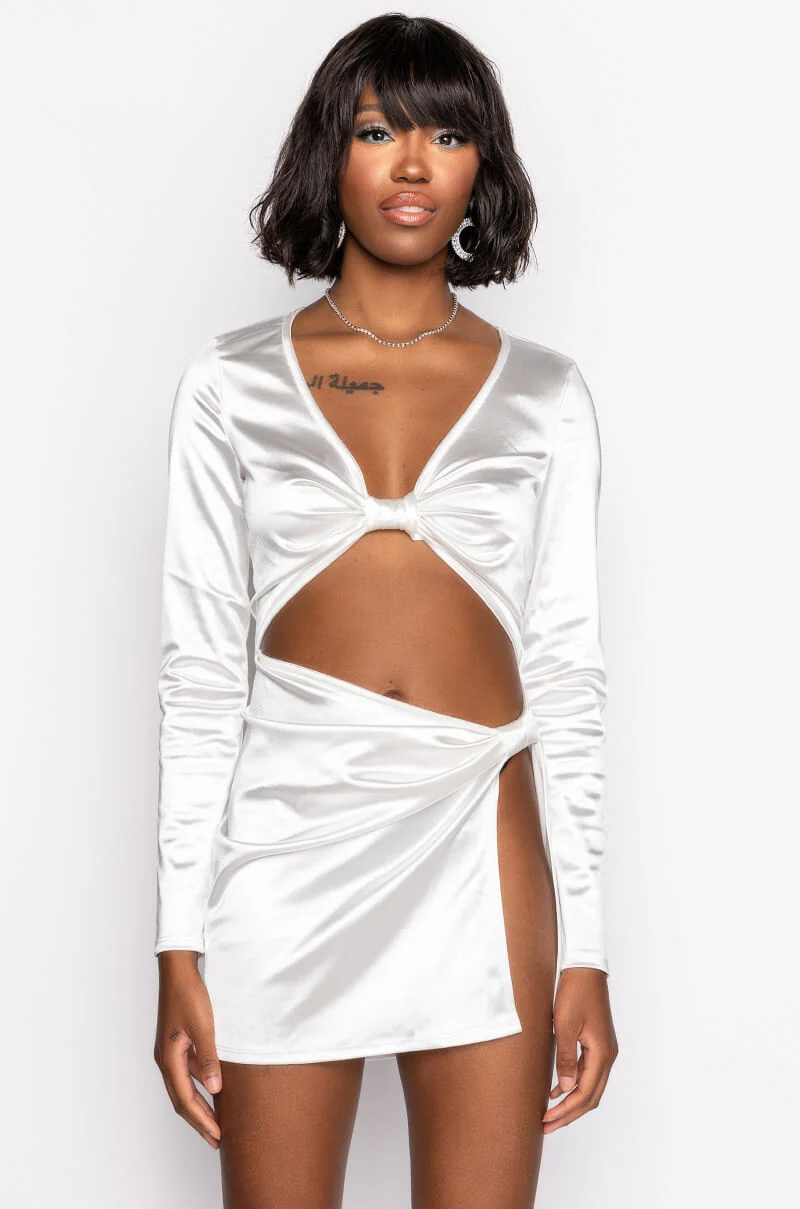 Spend It Cut Out Mini Dress