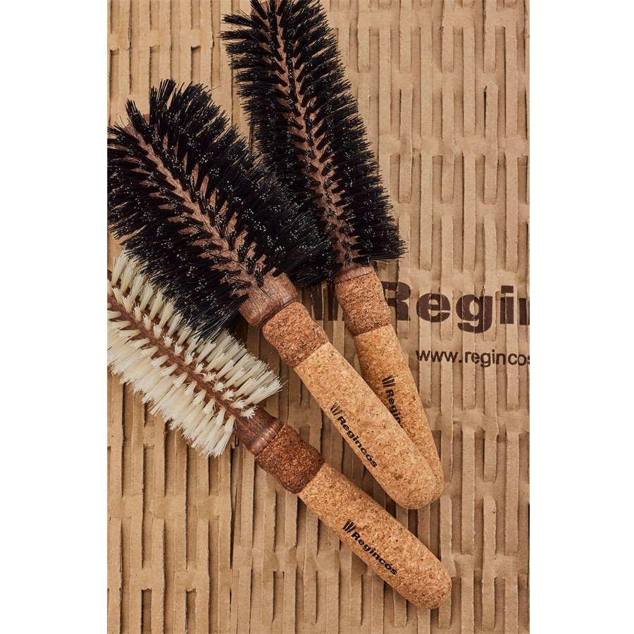 Regincós Rękojeść korkowa Szczotka okrągła czarna Ø 26/80 mm
