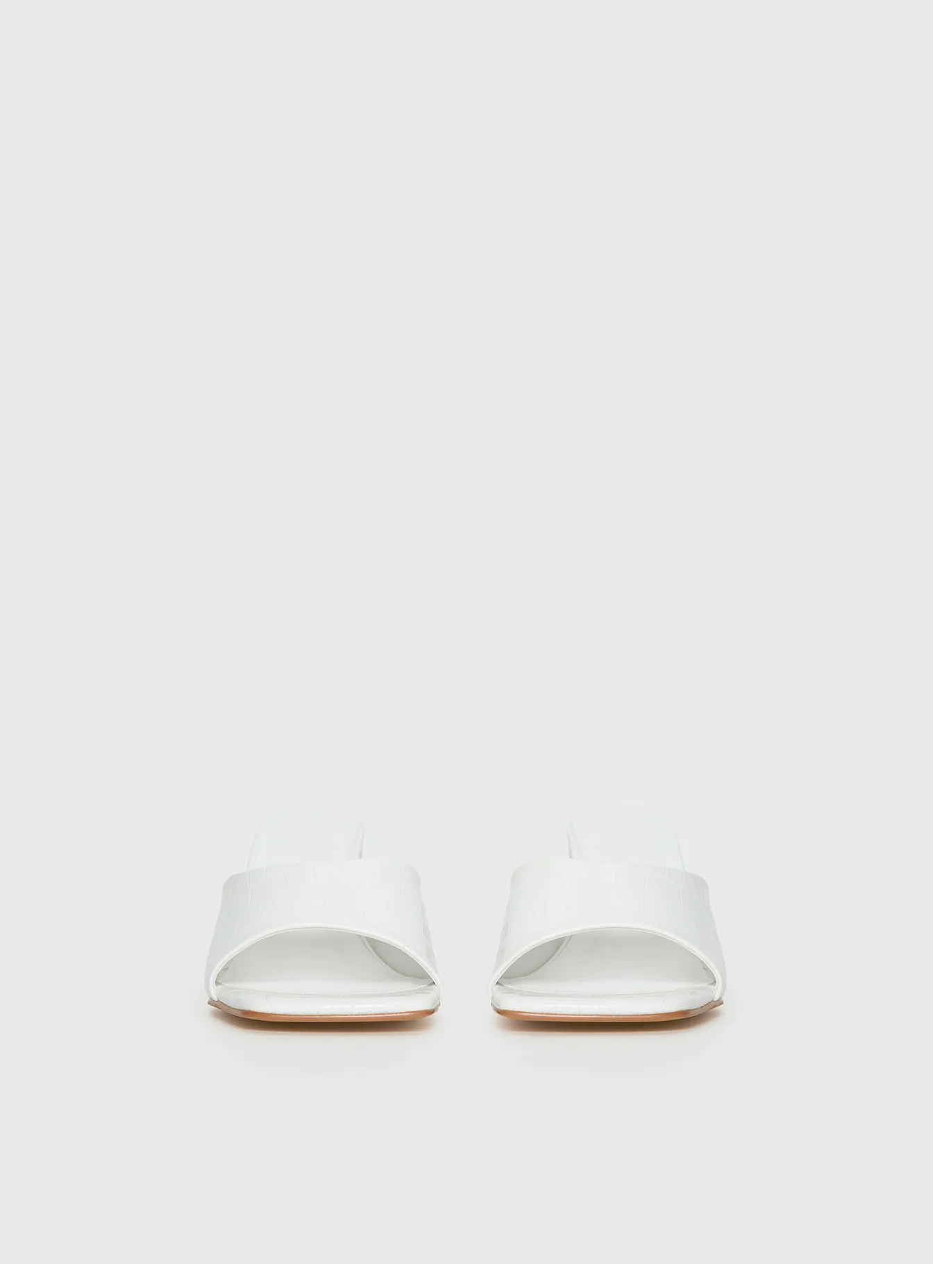 Sunset Boulevard Heels White