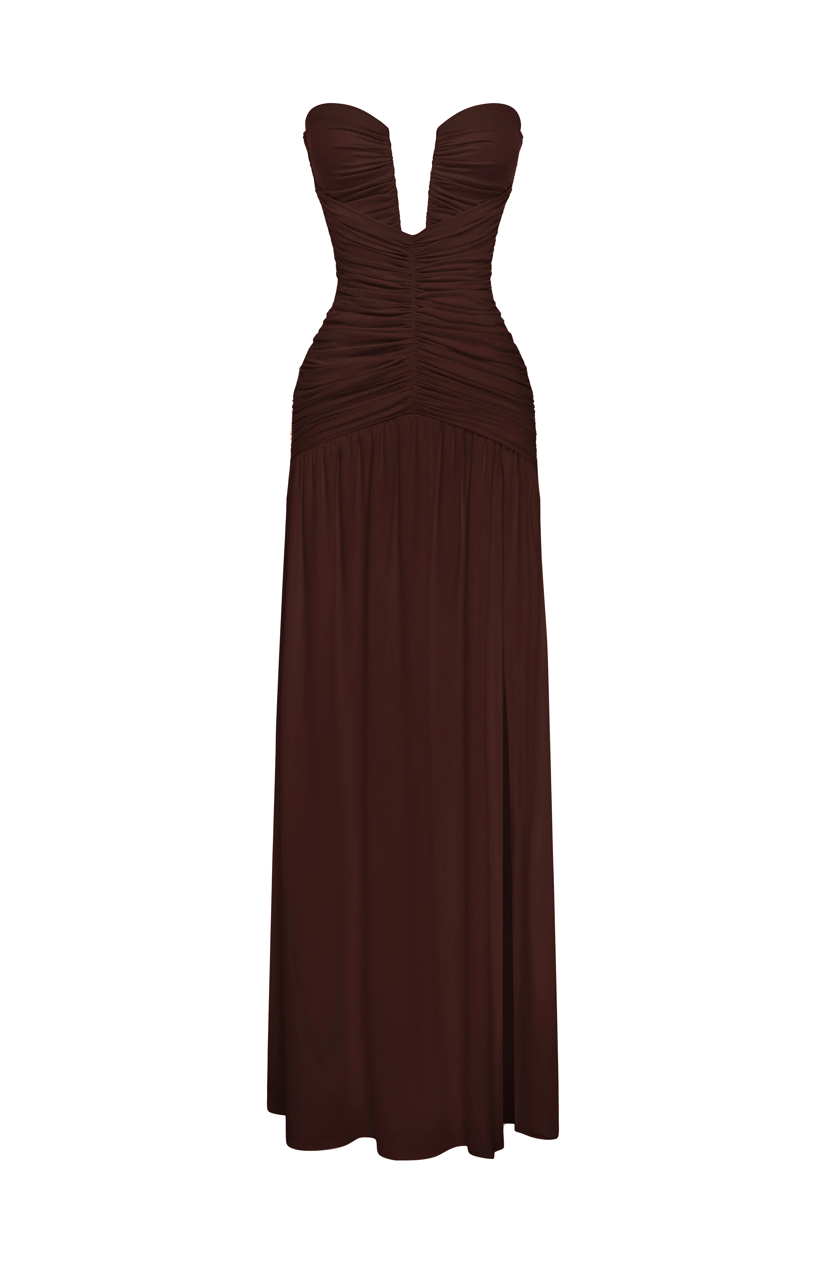 Junia Maxi Dress - Plum Brown