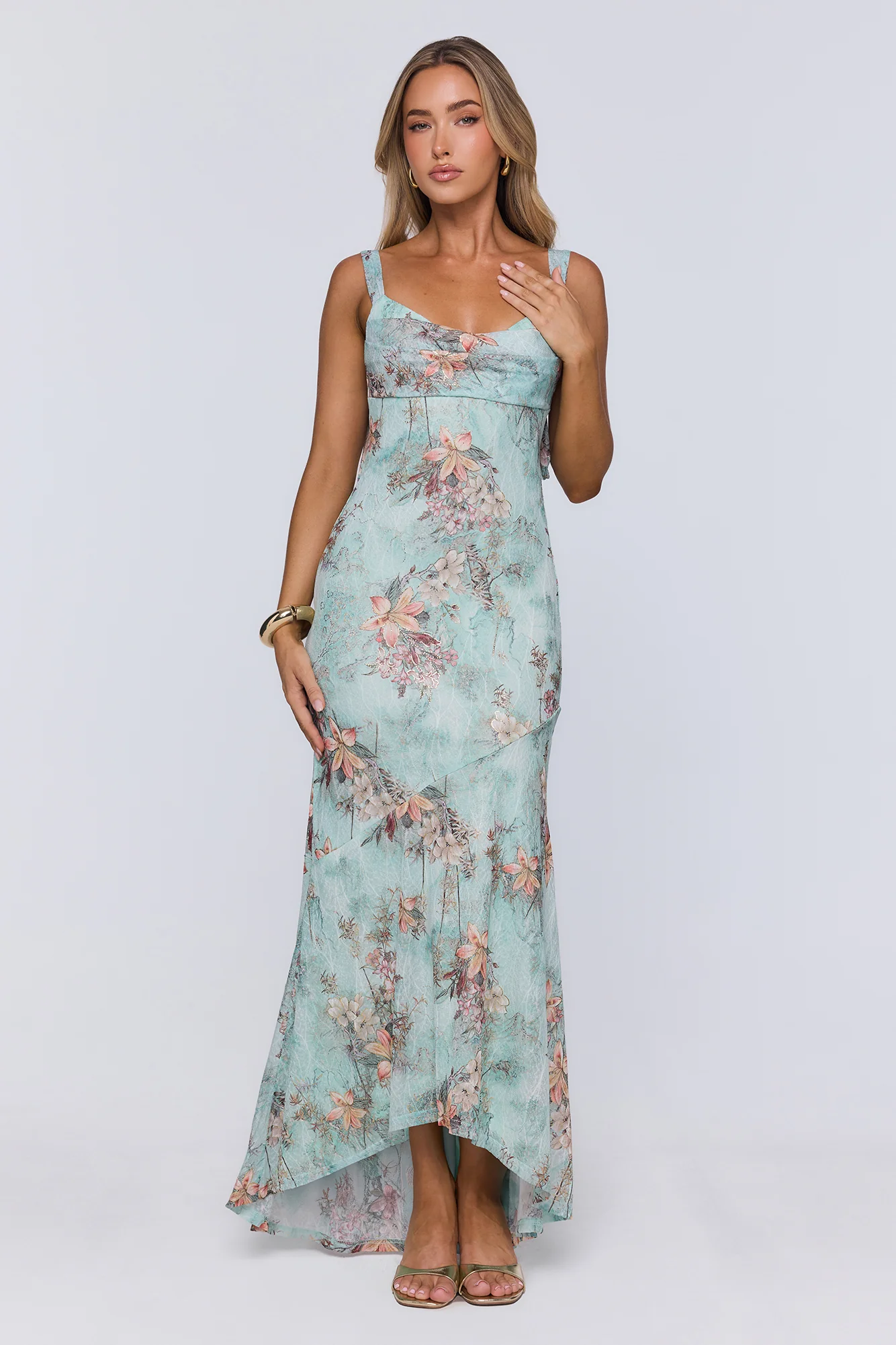 Wear The Feeling Maxi Dress Mint