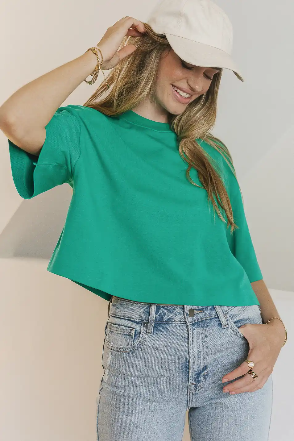 Talia Top in Green