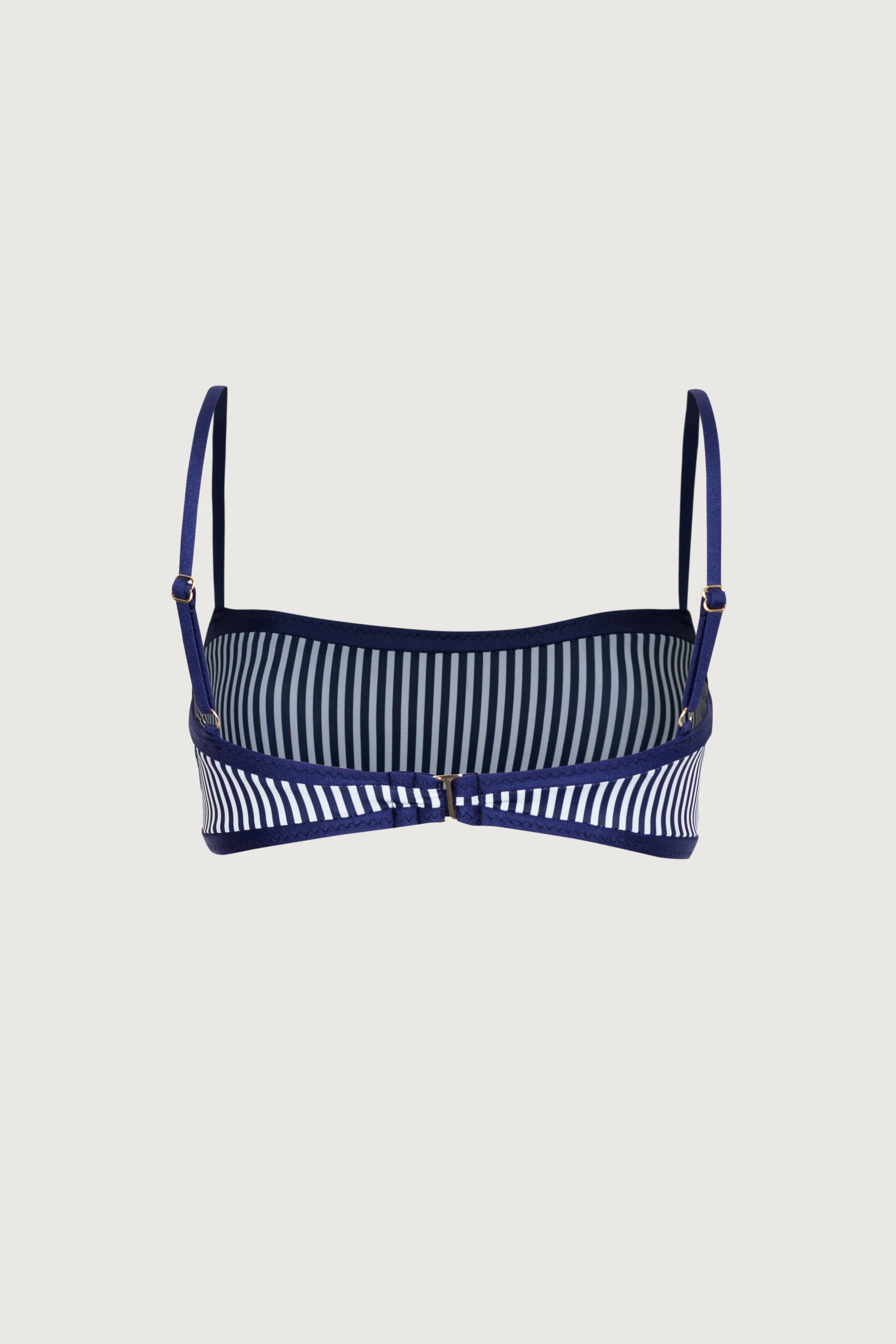 Bandeau Top (Navy Pinstripe/N - luluinthesky