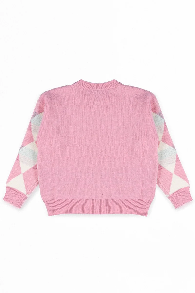 Argyle Cherry Knit Sweater