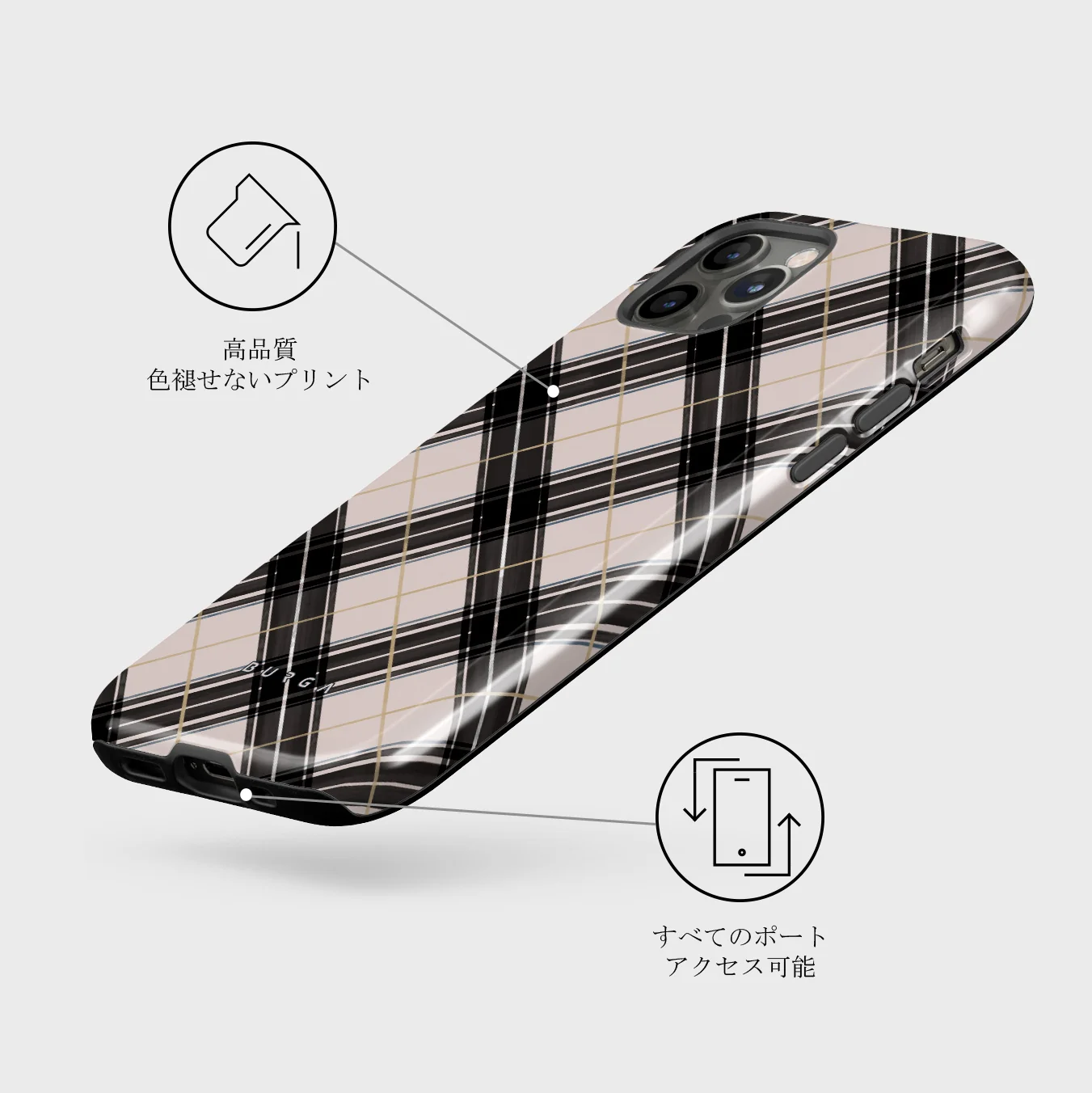 Plaid Please - iPhone 12 Pro ケース