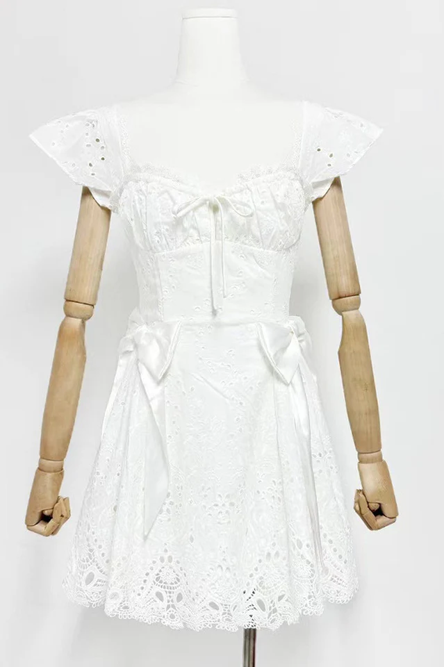 Giglio Broderie Anglais Mini Dress