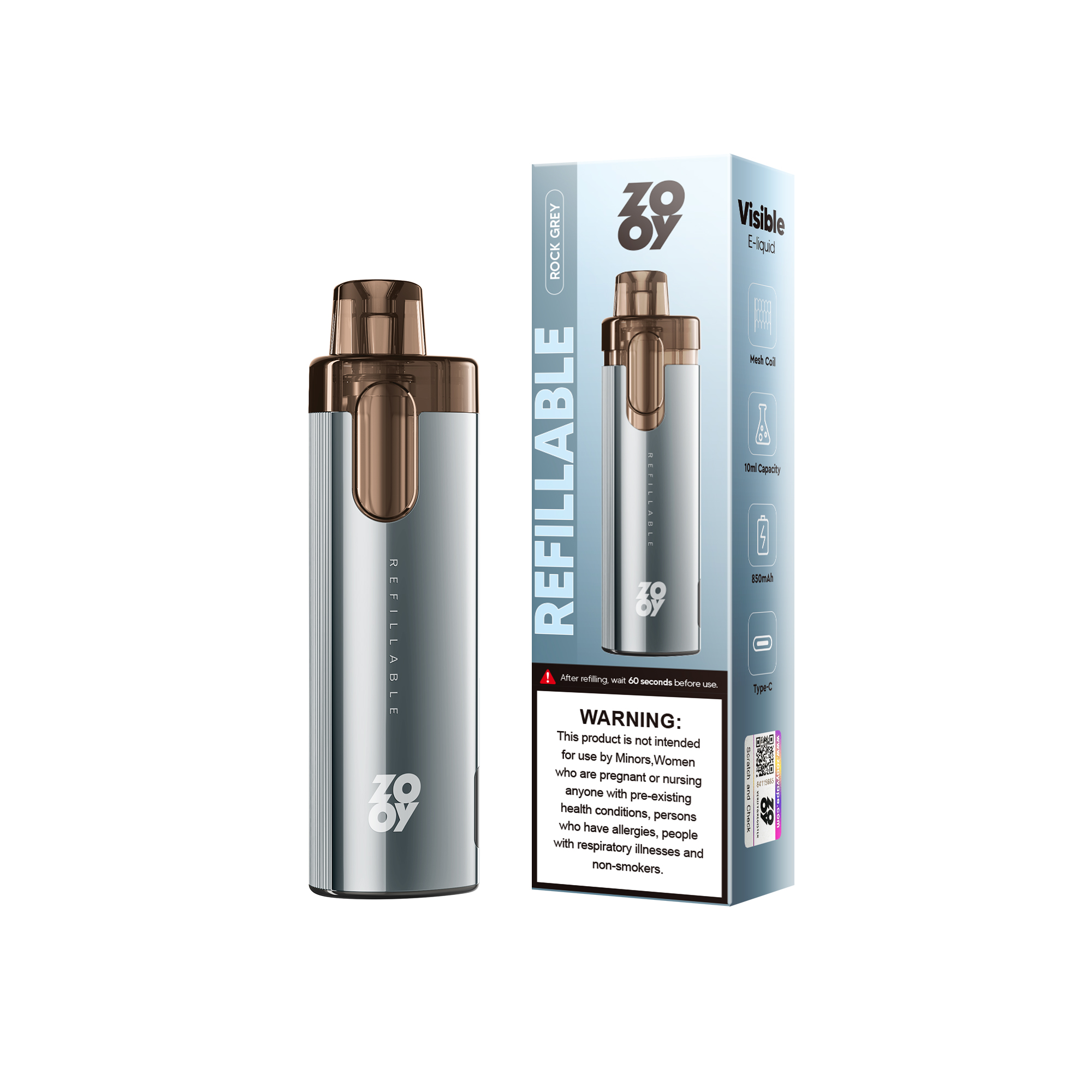ZOOY Refillable Pod-10 ML